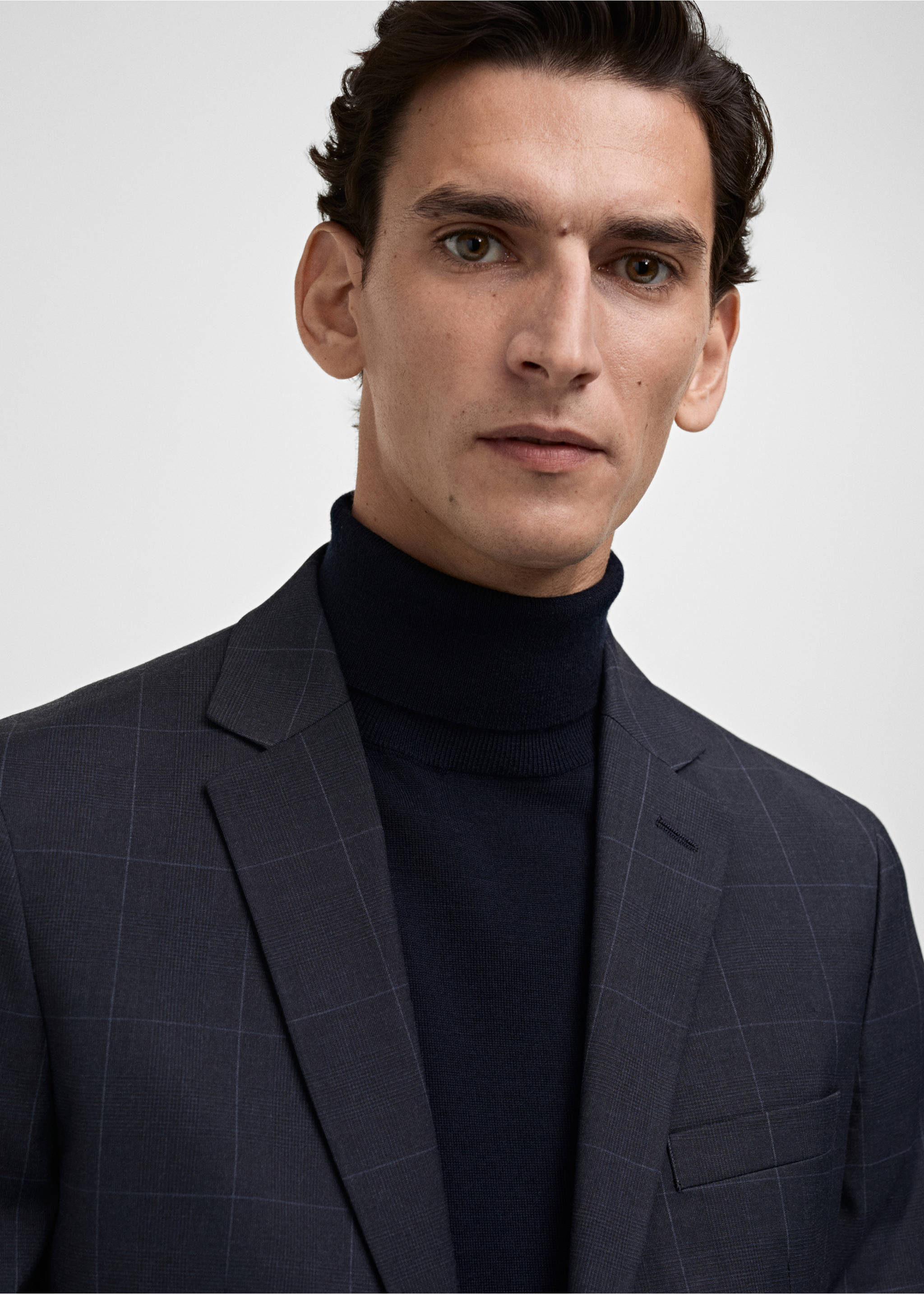 Veste costume París super slim-fit - Détail de l'article 1, Bleu marine foncé. Ref: 87040585-00.