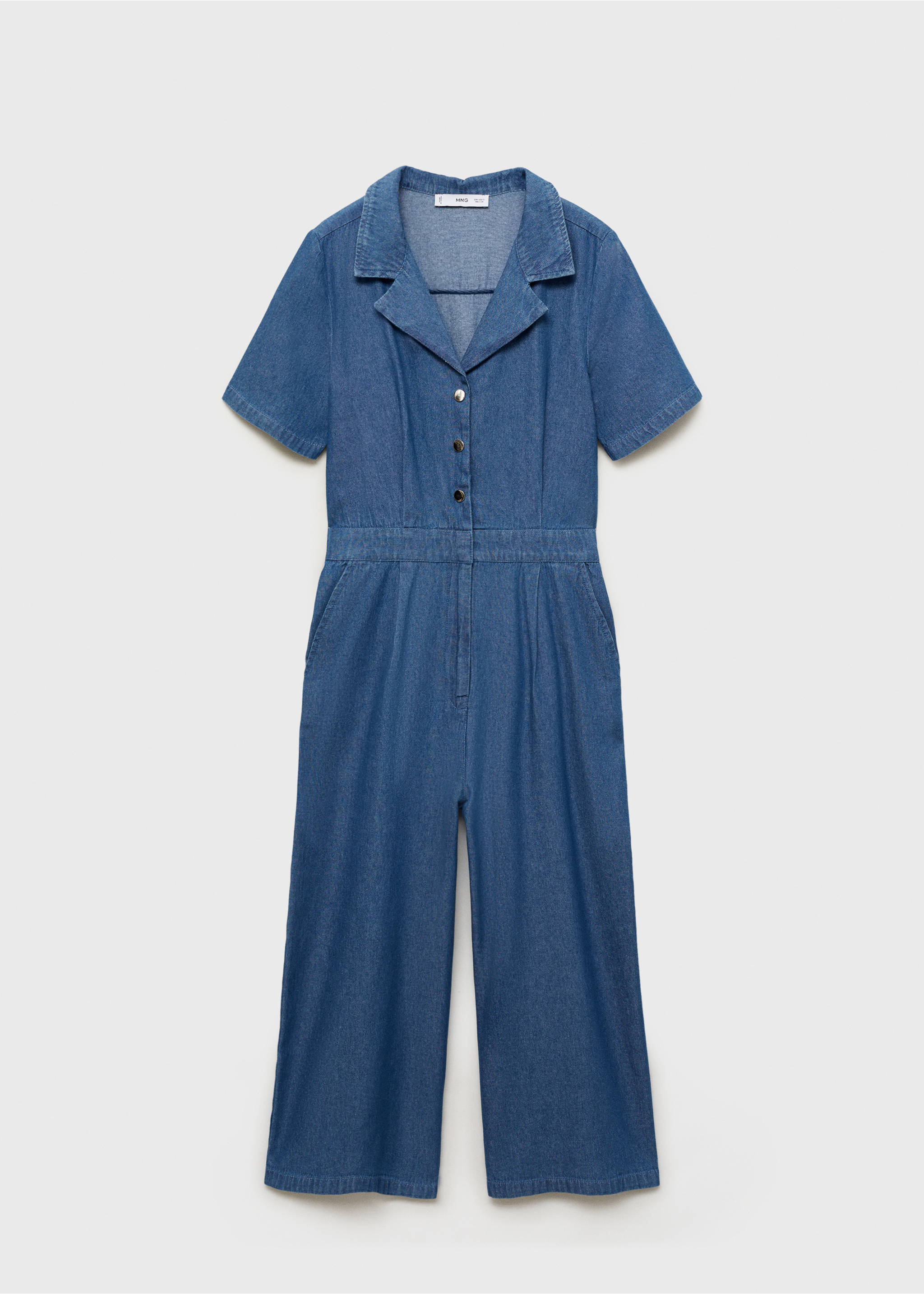 Mono manga corta vaquero - Artículo sin modelo, Azul medio. Ref: 87040589-00.