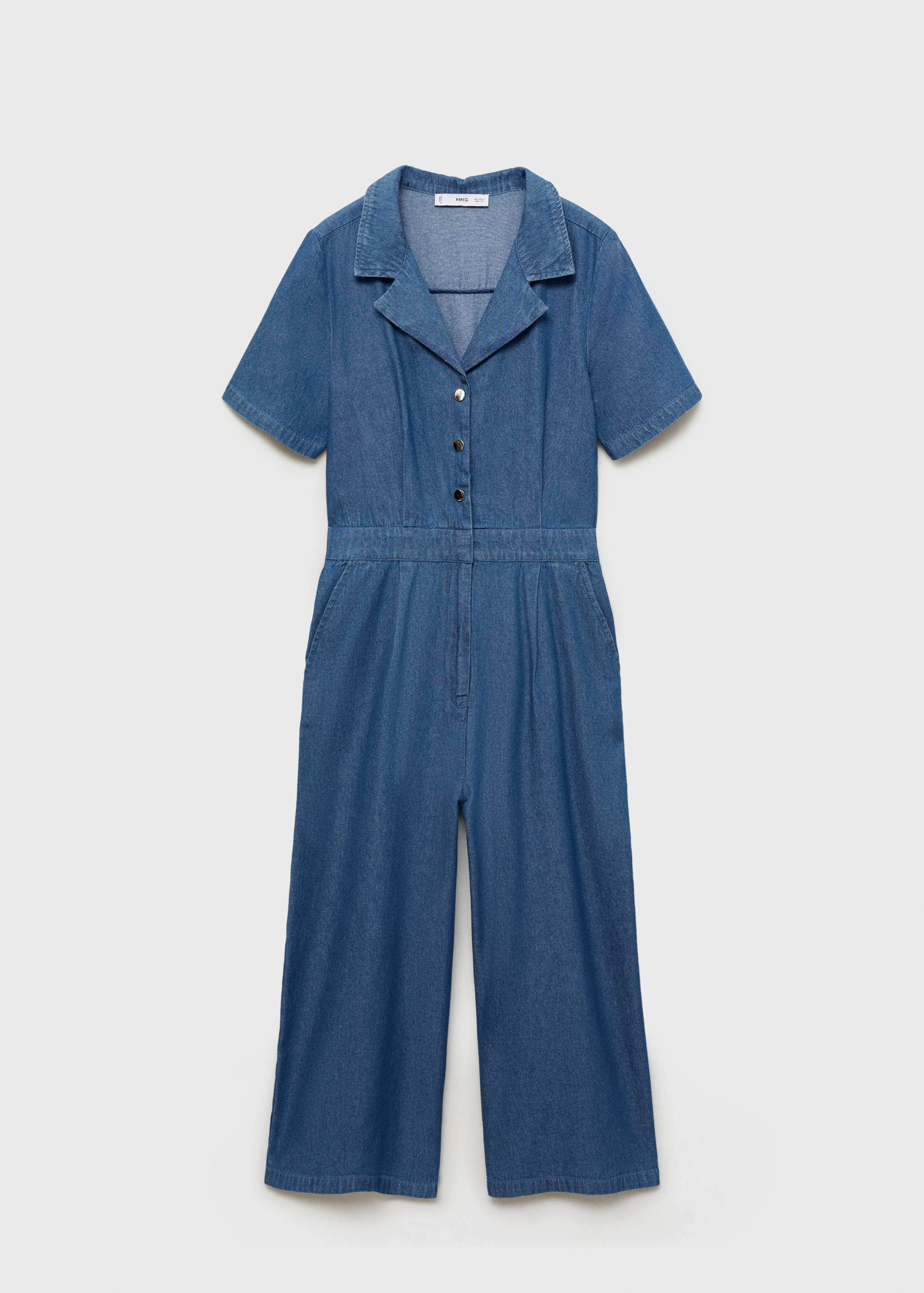 Macacão de ganga com manga curta - Artigo sem modelo