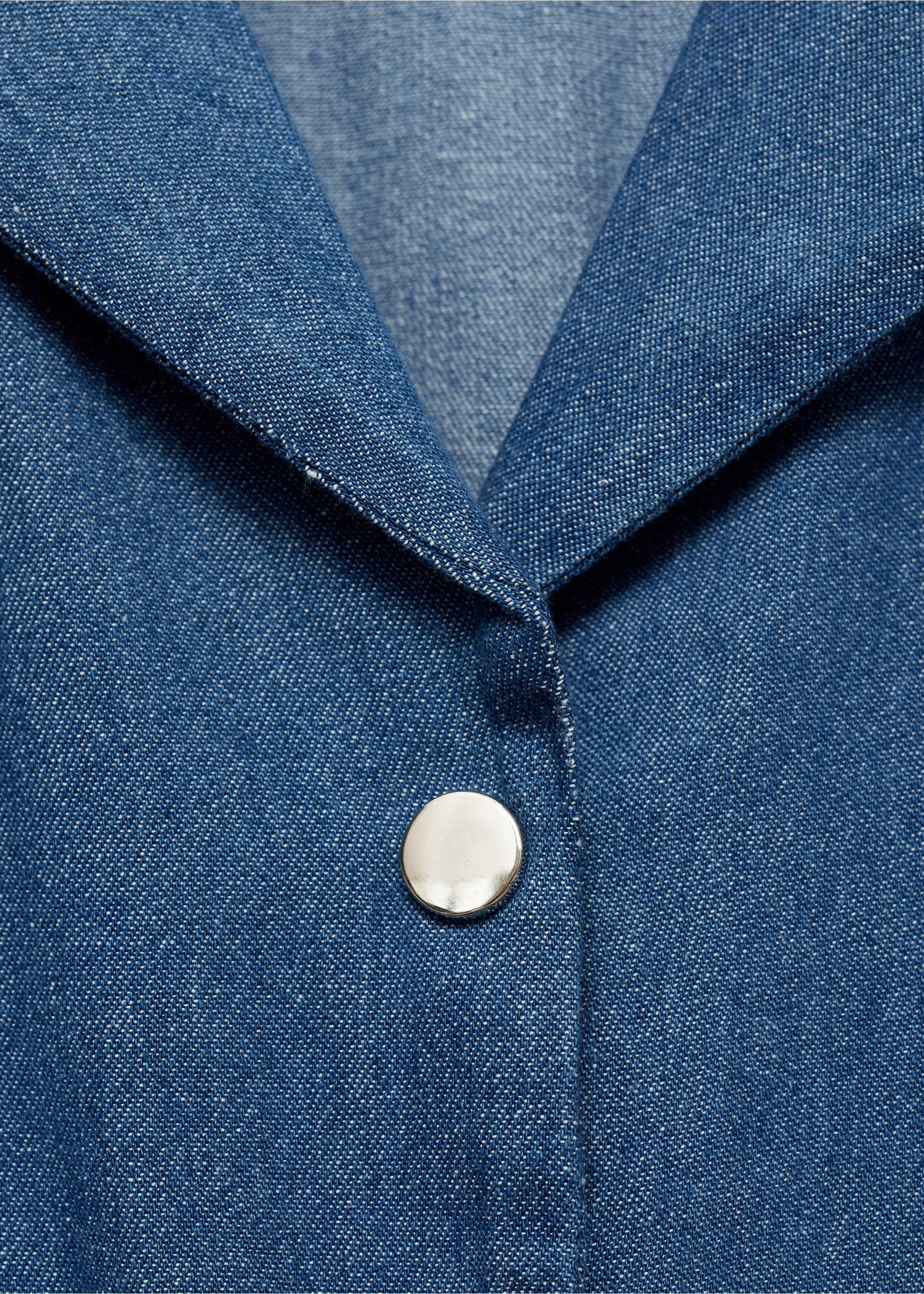 Mono manga corta vaquero - Detalle del artículo 8, Azul medio. Ref: 87040589-00.