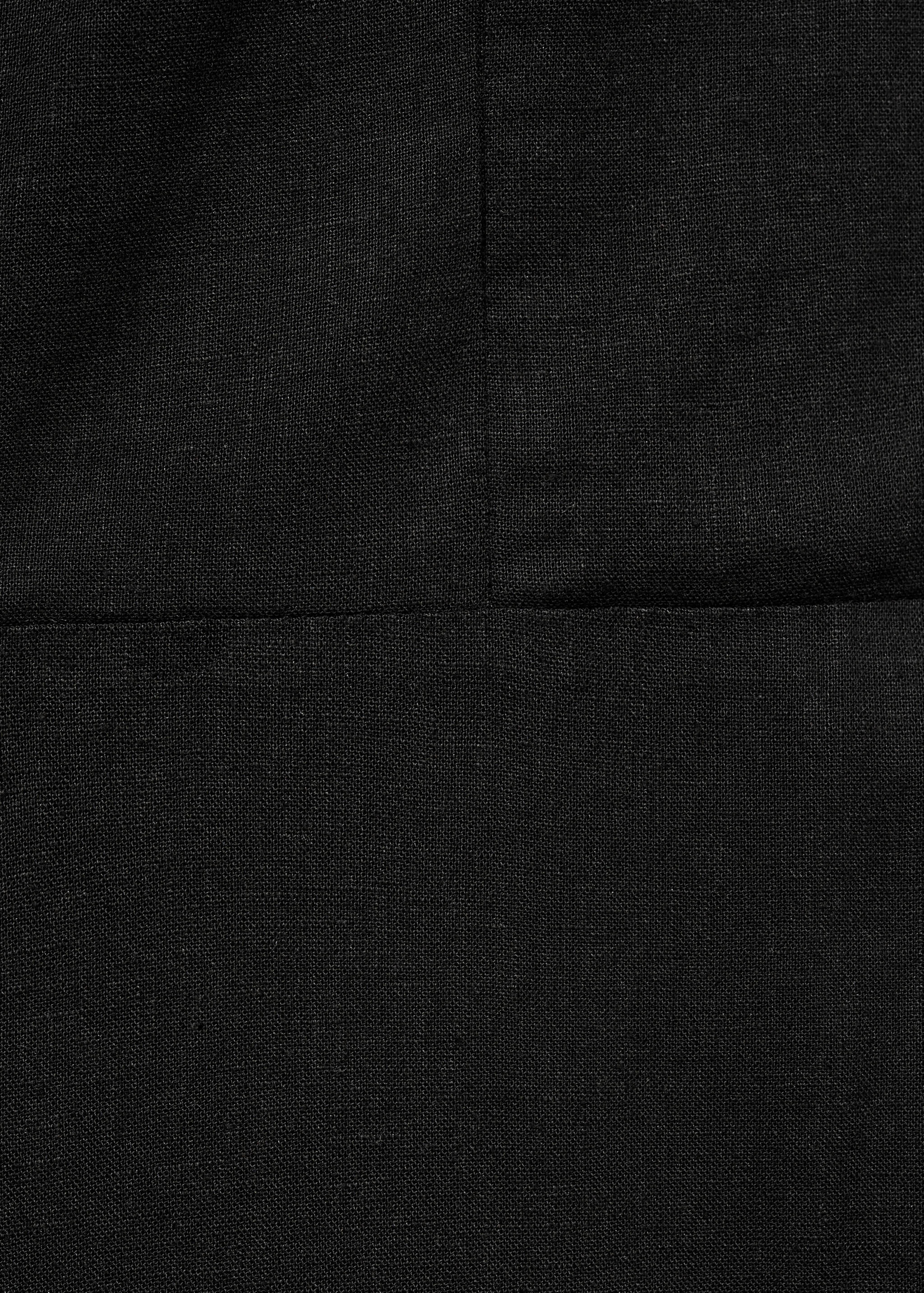 Rak jumpsuit i linne - Detaljer om artikeln 0