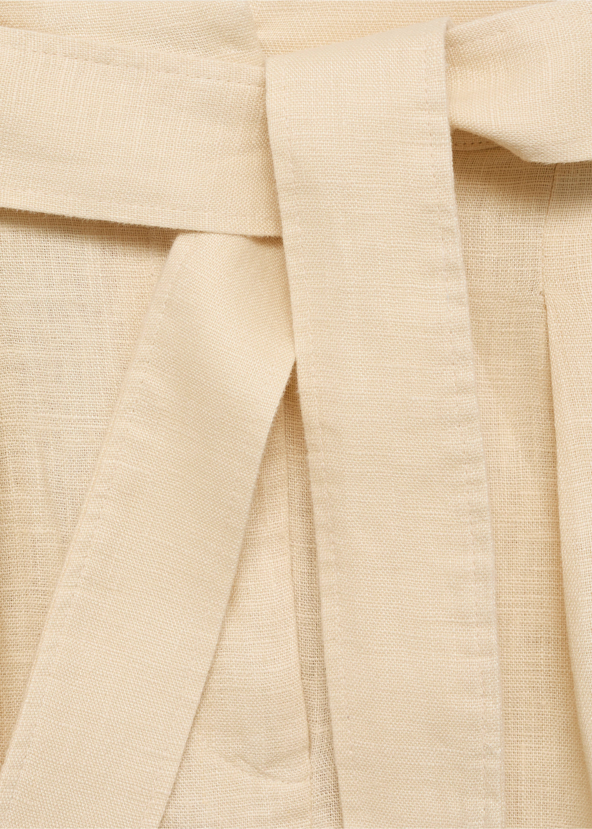 Lenszövet sort övvel - A termék adatai 8, Bézs. Ref: 87040591-00.