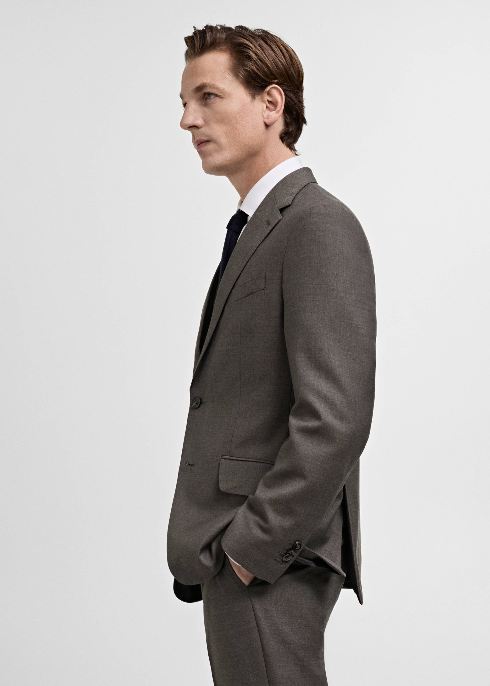 Σακάκι κοστουμιού Venice 100% παρθένο μαλλί - Λεπτομέρεια του προϊόντος 2