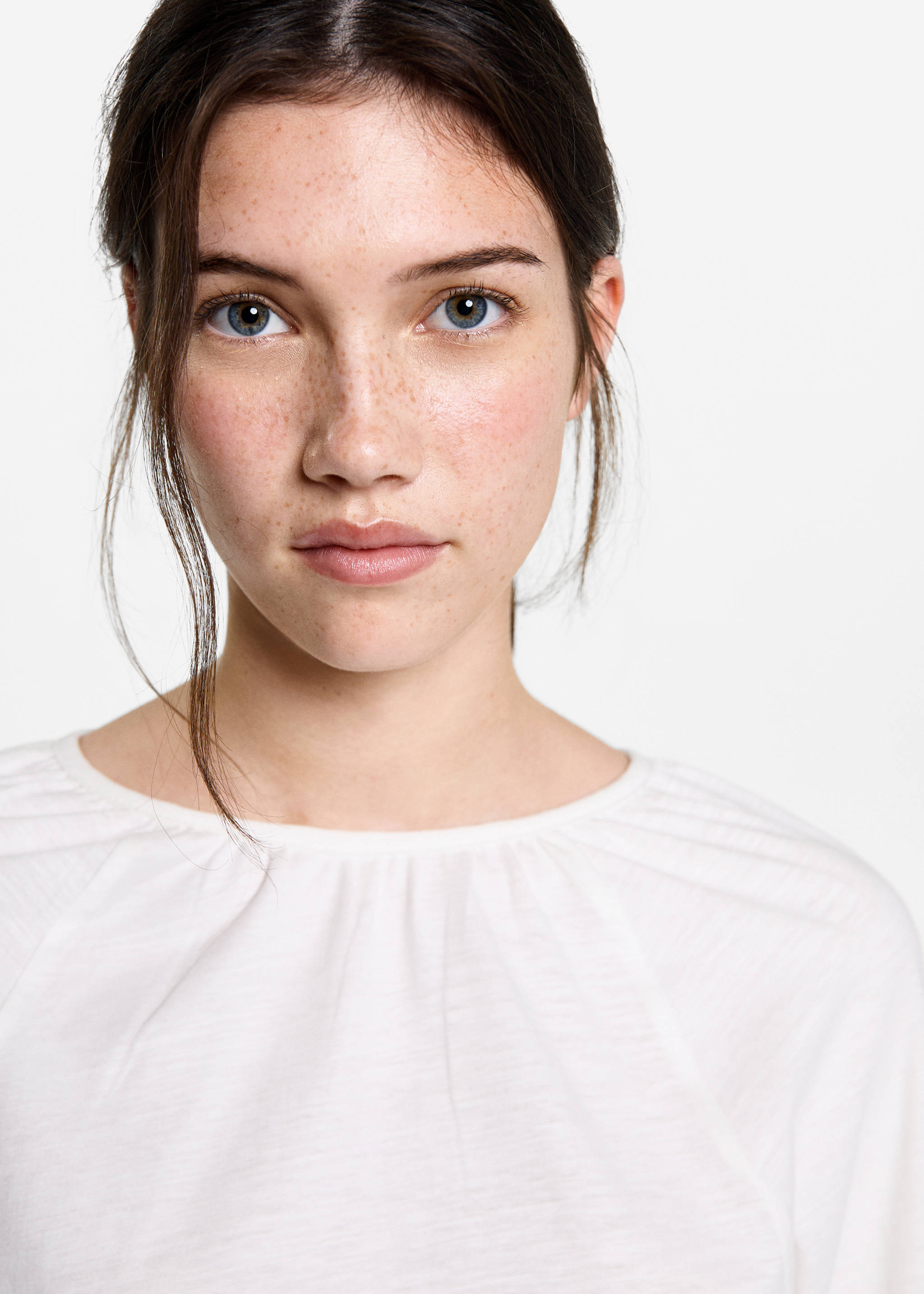 T-shirt col froncé - Détail de l'article 1