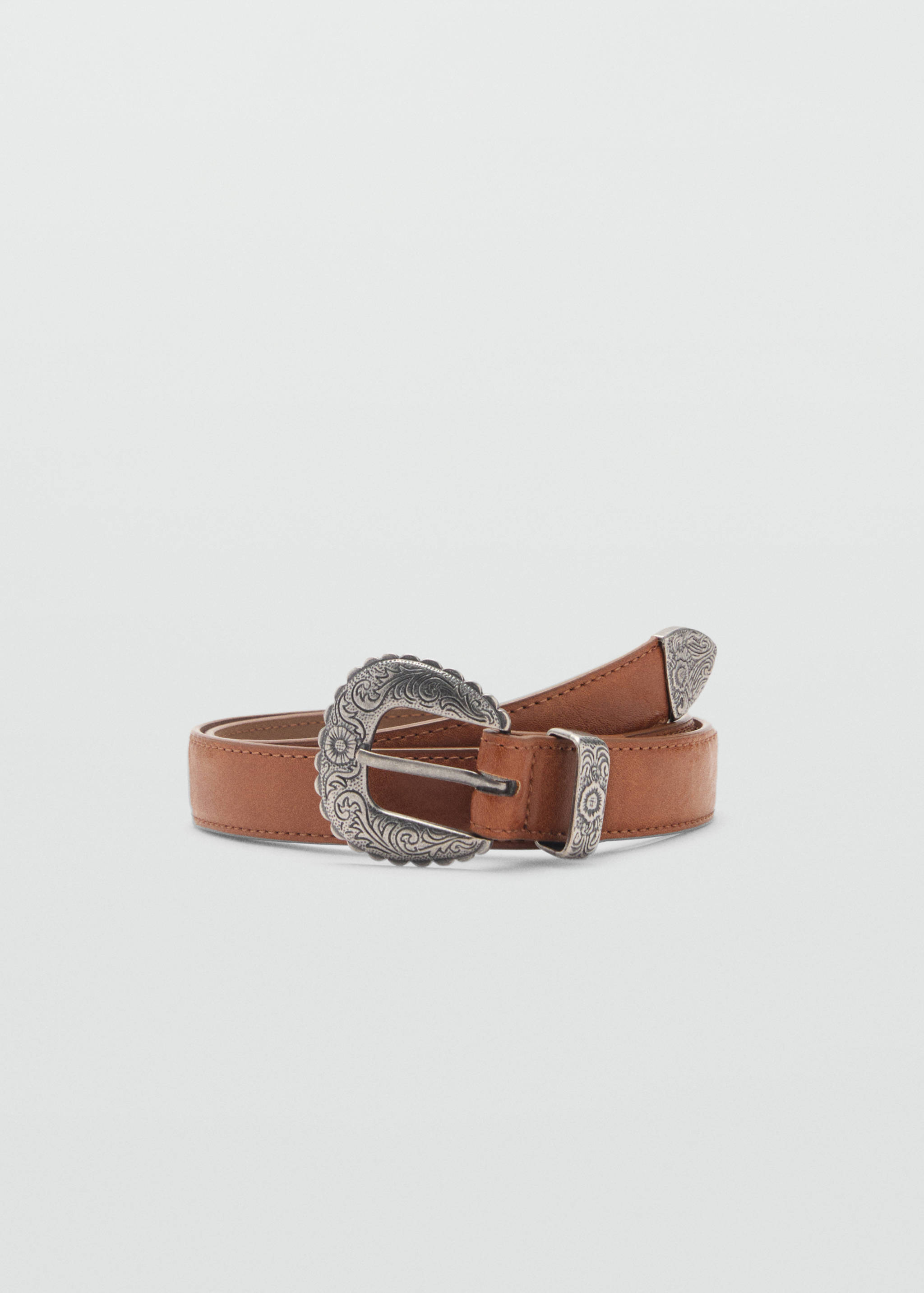 Ceinture boucle en relief - Article sans modèle