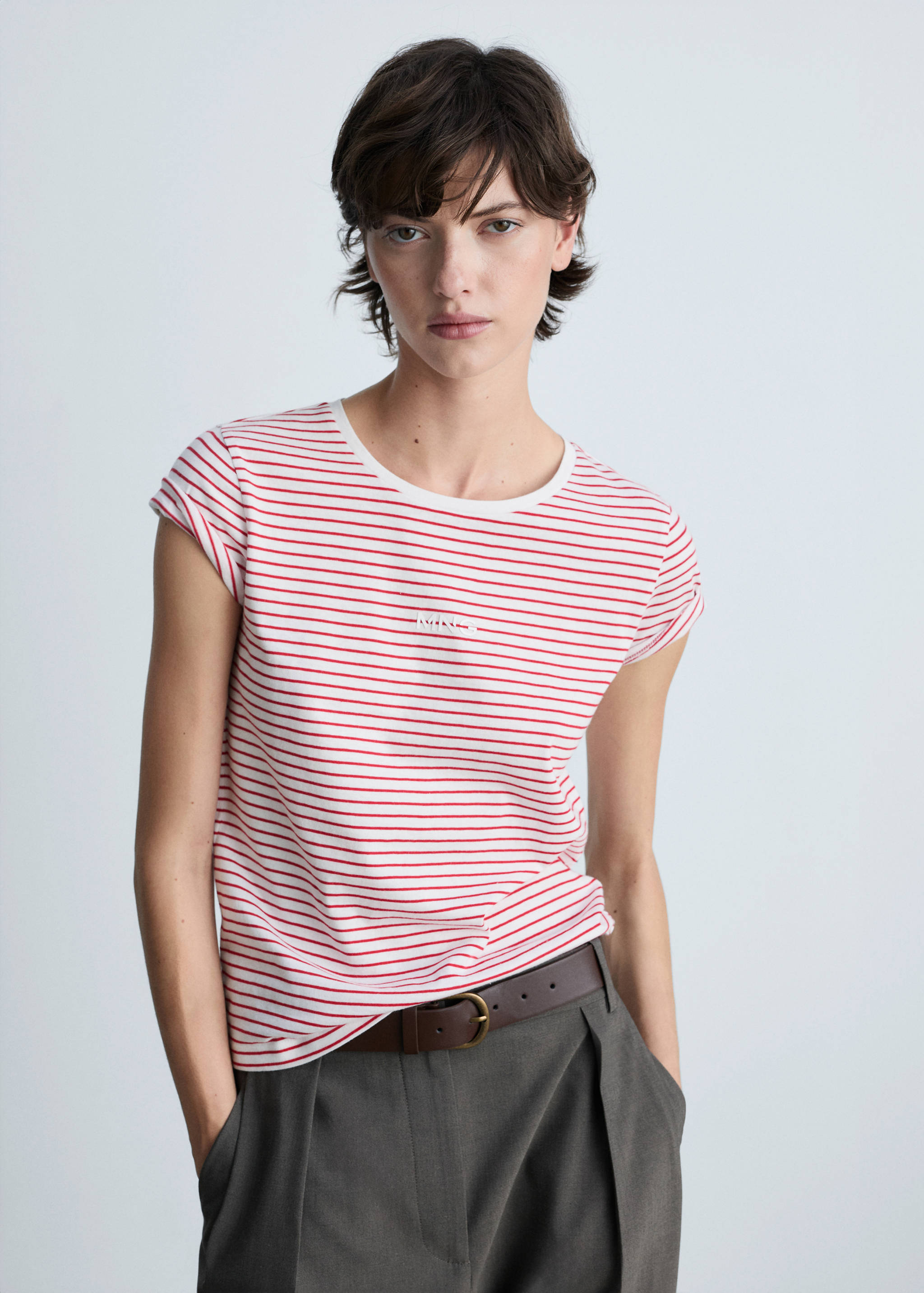 Samarreta ratlles logo - Pla mig