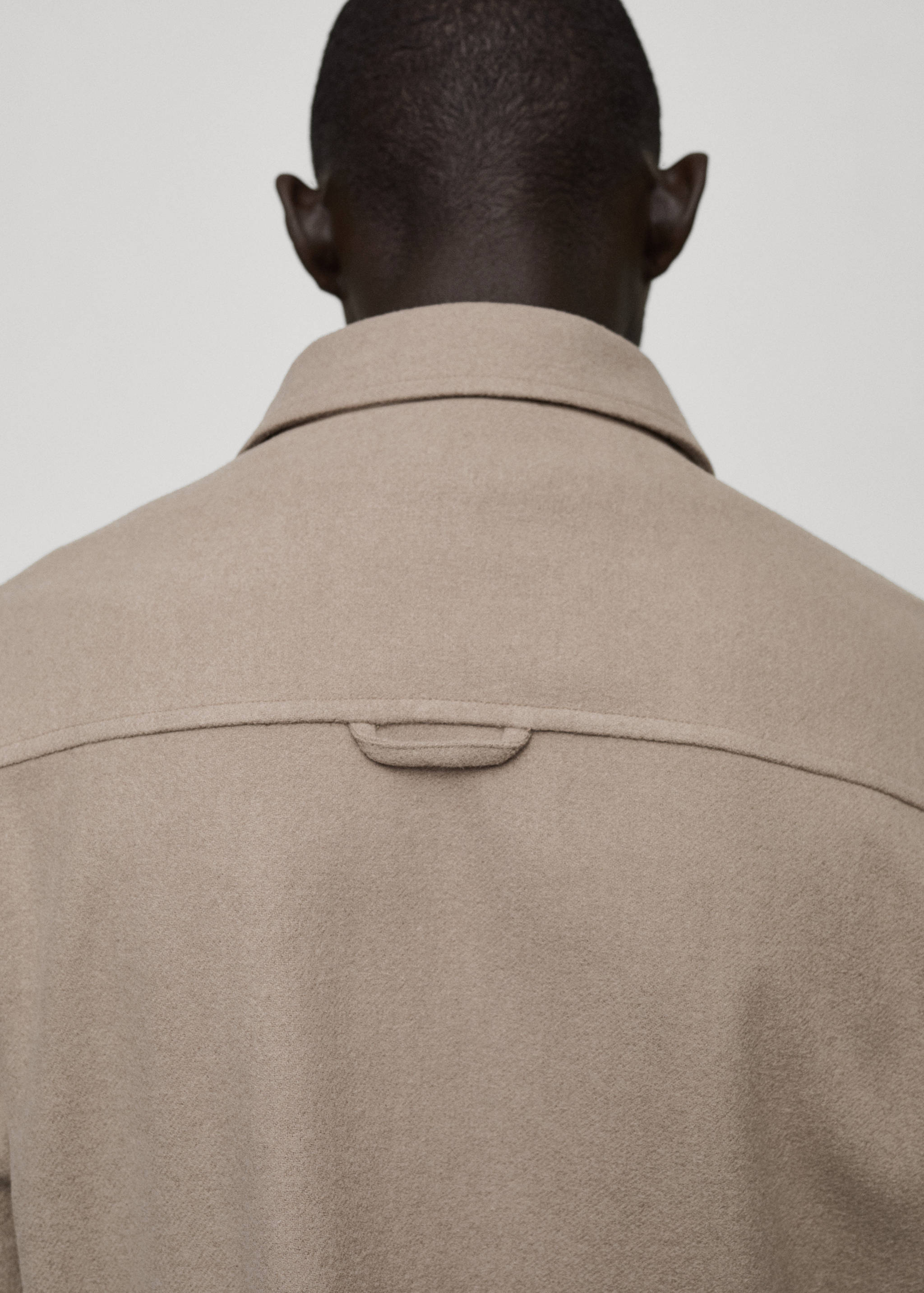 Flanell-Overshirt aus Wollgemisch - Detail des Artikels 6
