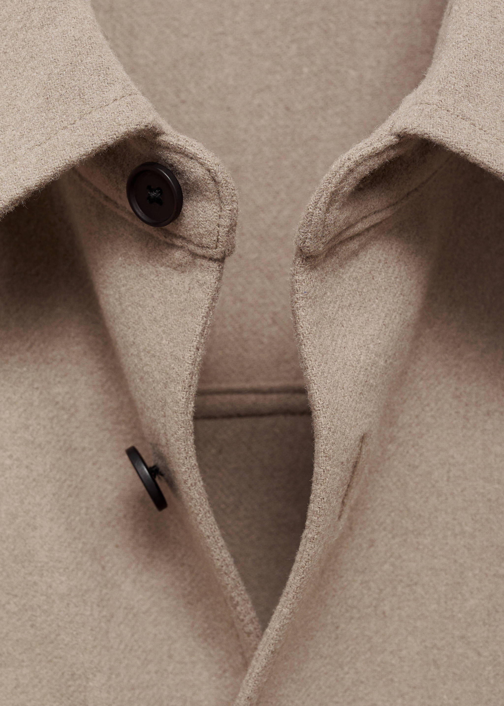 Flanell-Overshirt aus Wollgemisch - Detail des Artikels 8
