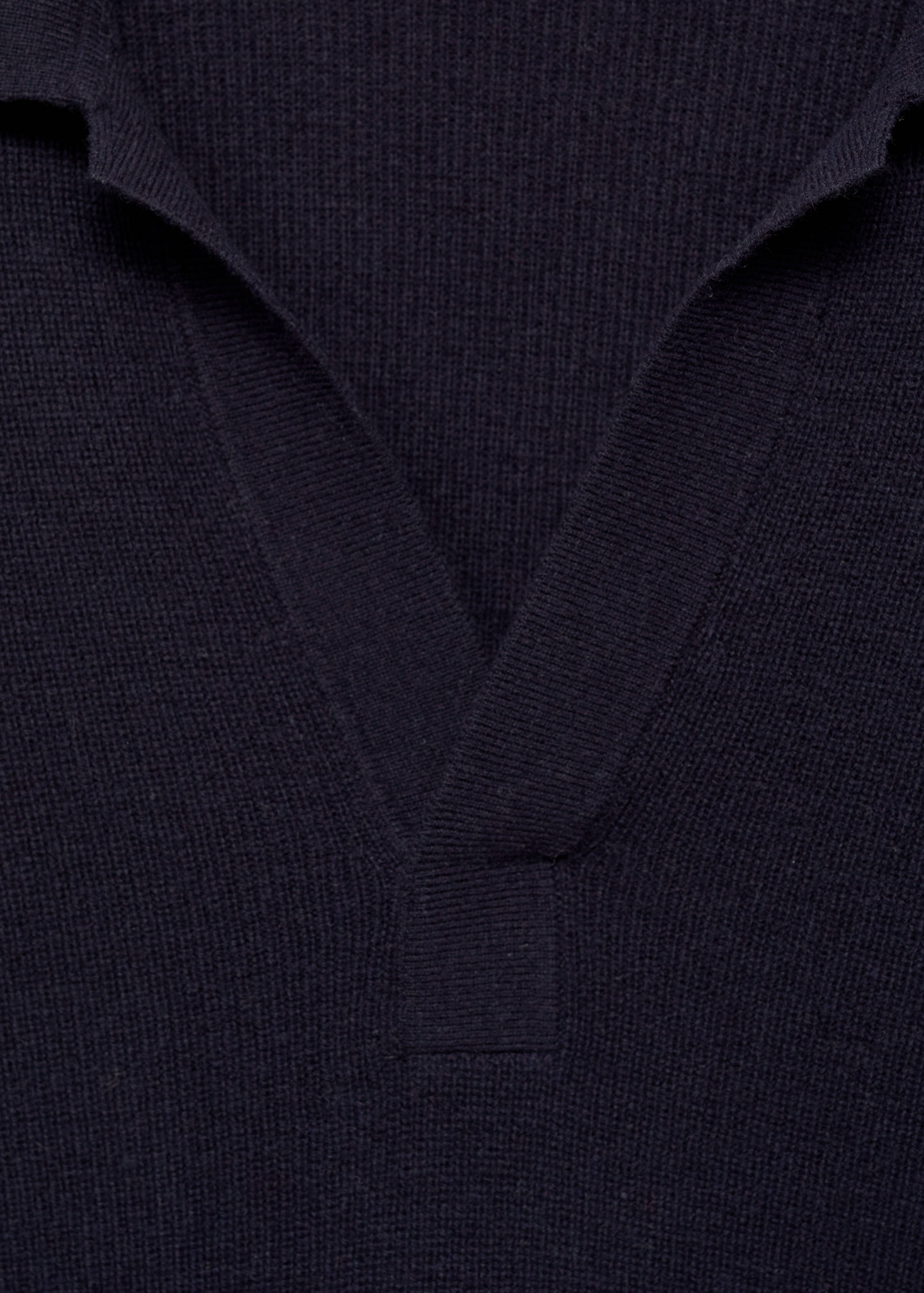 Knitted wool blend polo sweater - Details of the article 8