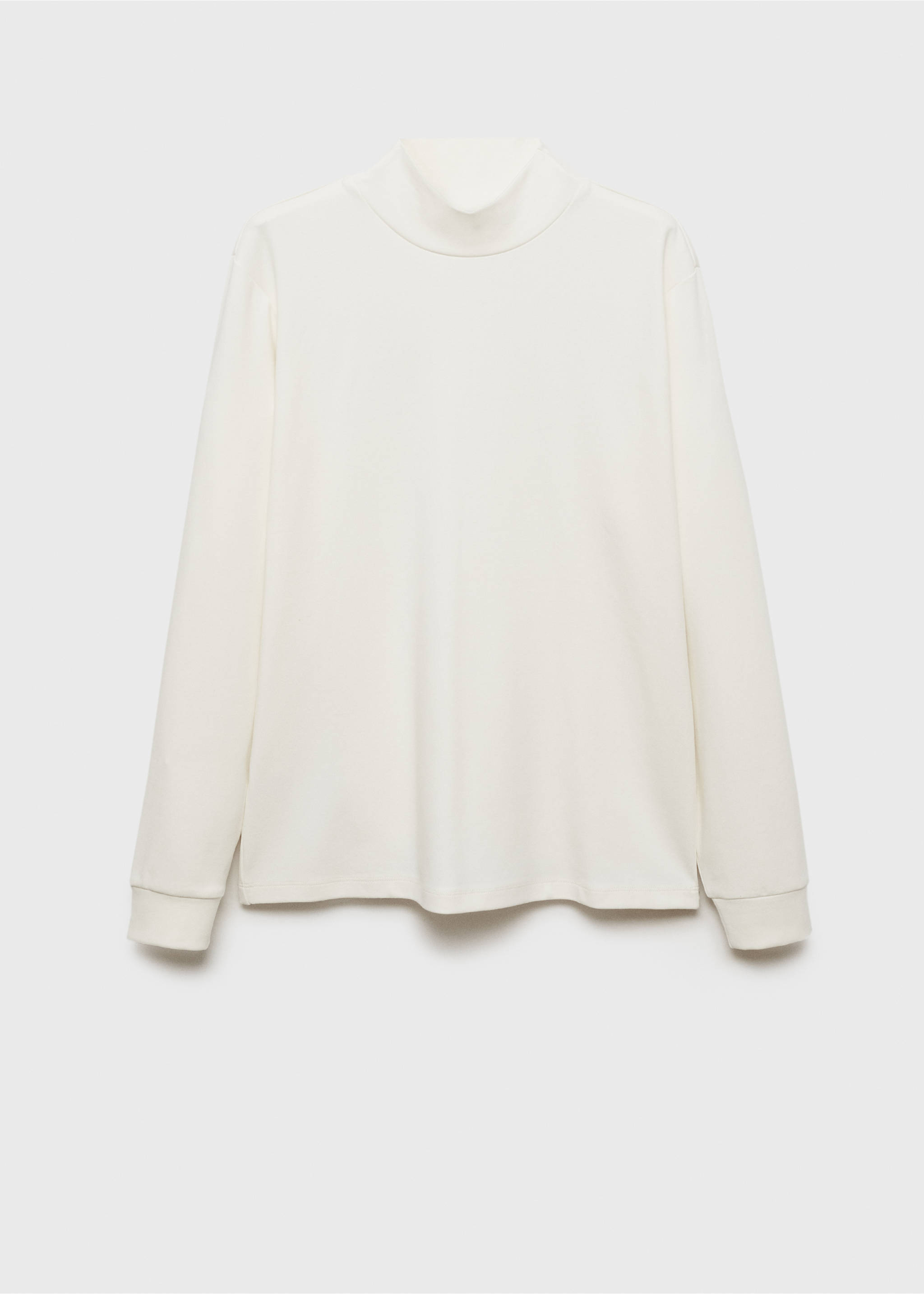 Camiseta manga larga cuello perkins - Artículo sin modelo, Crudo. Ref: 87040601-00.