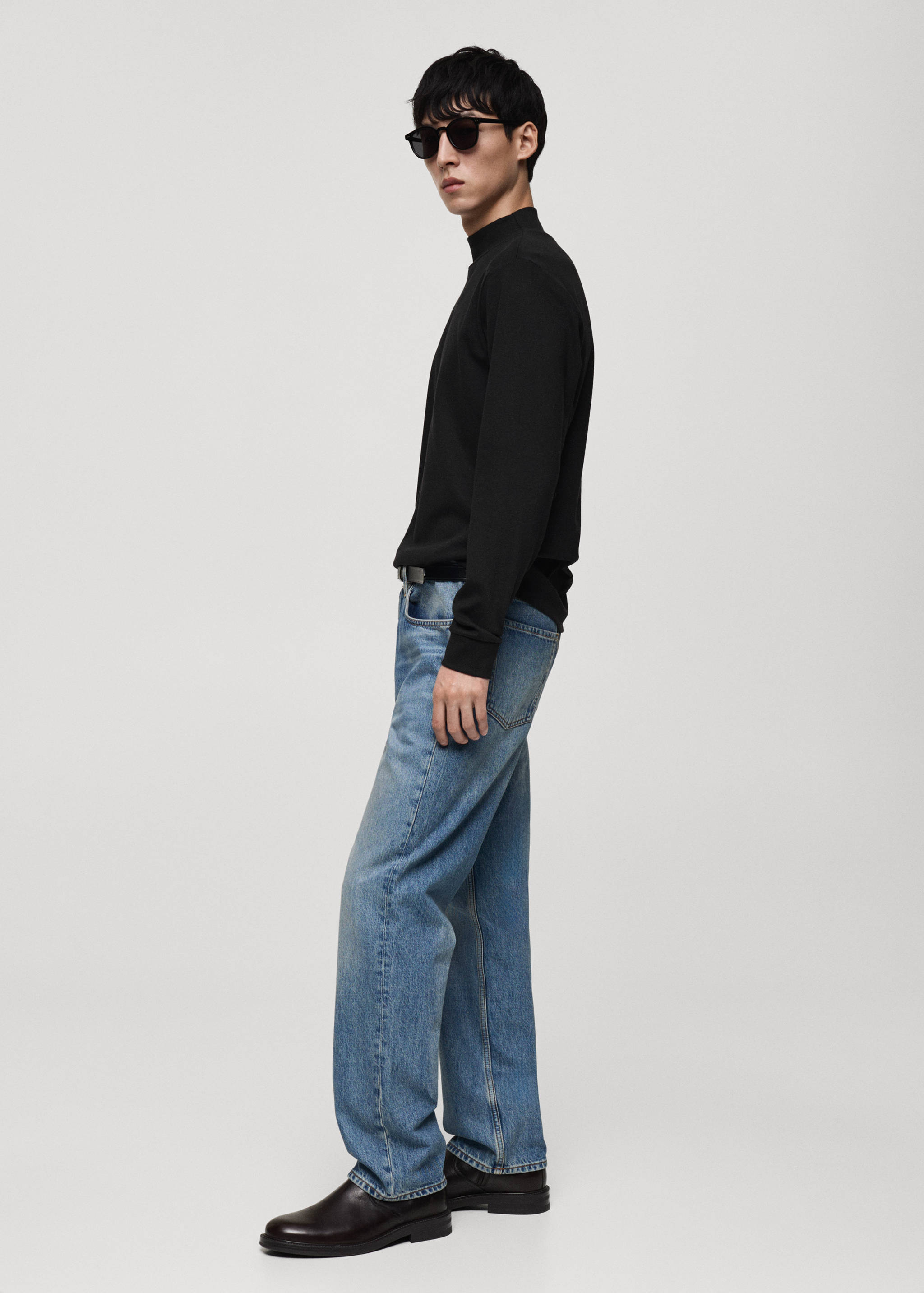 Långärmad t-shirt perkinskrage - Detaljer om artikeln 2