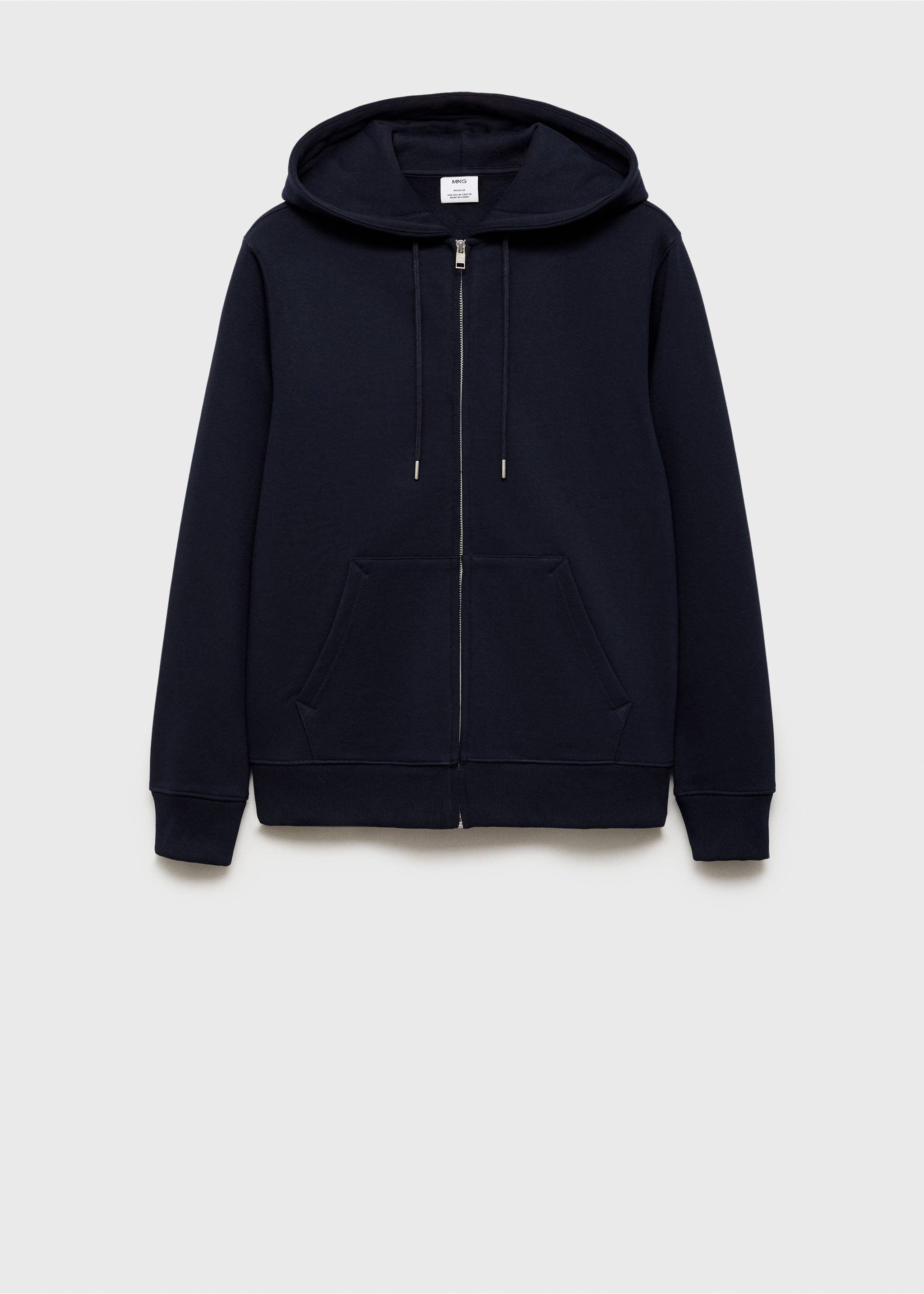 Regular-fit hoodie - Article without model, Dark Navy. Ref: 87040602-00.