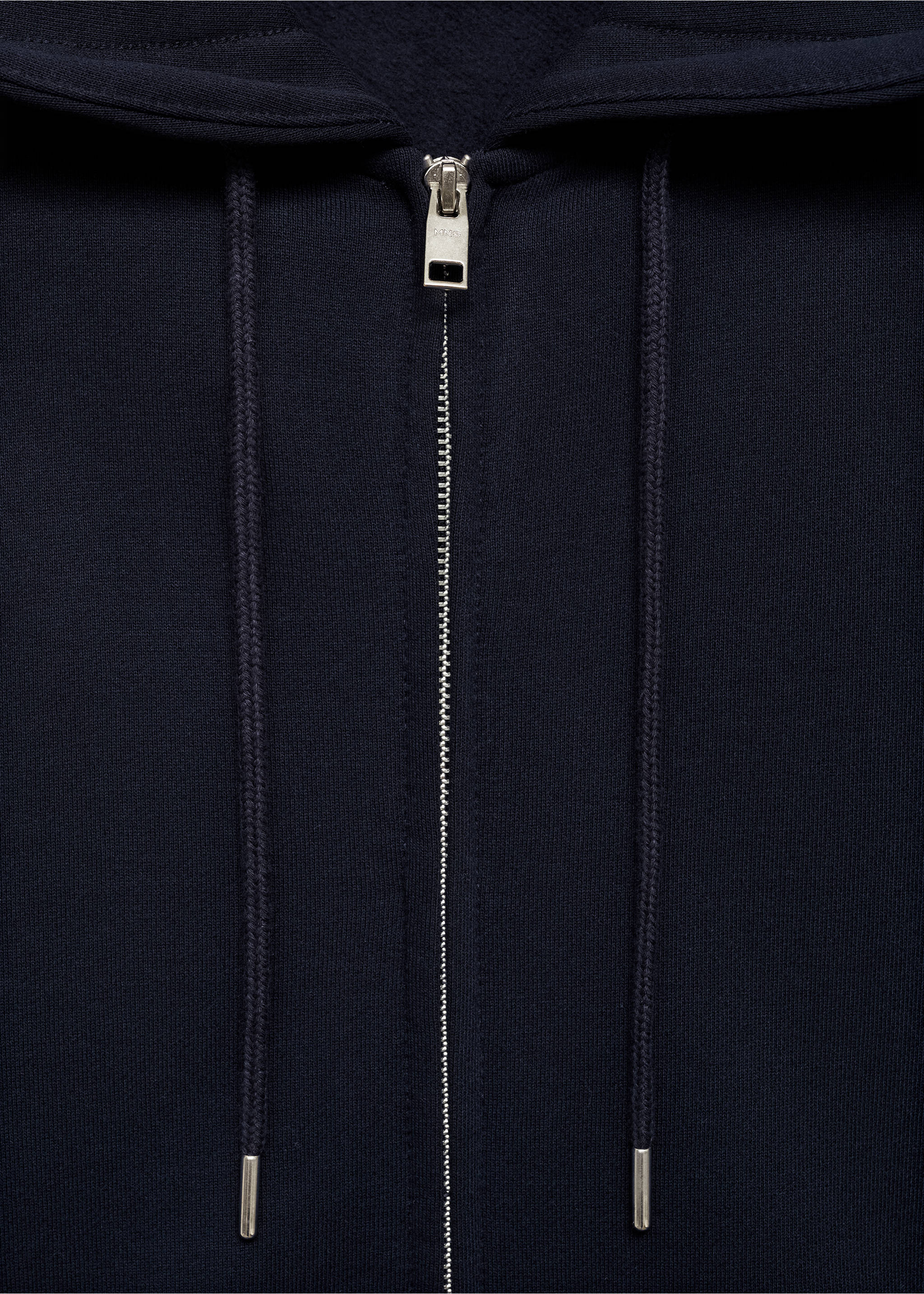Regular Fit-Kapuzensweatshirt - Detail des Artikels 8, Dunkles Marineblau. Ref: 87040602-00.