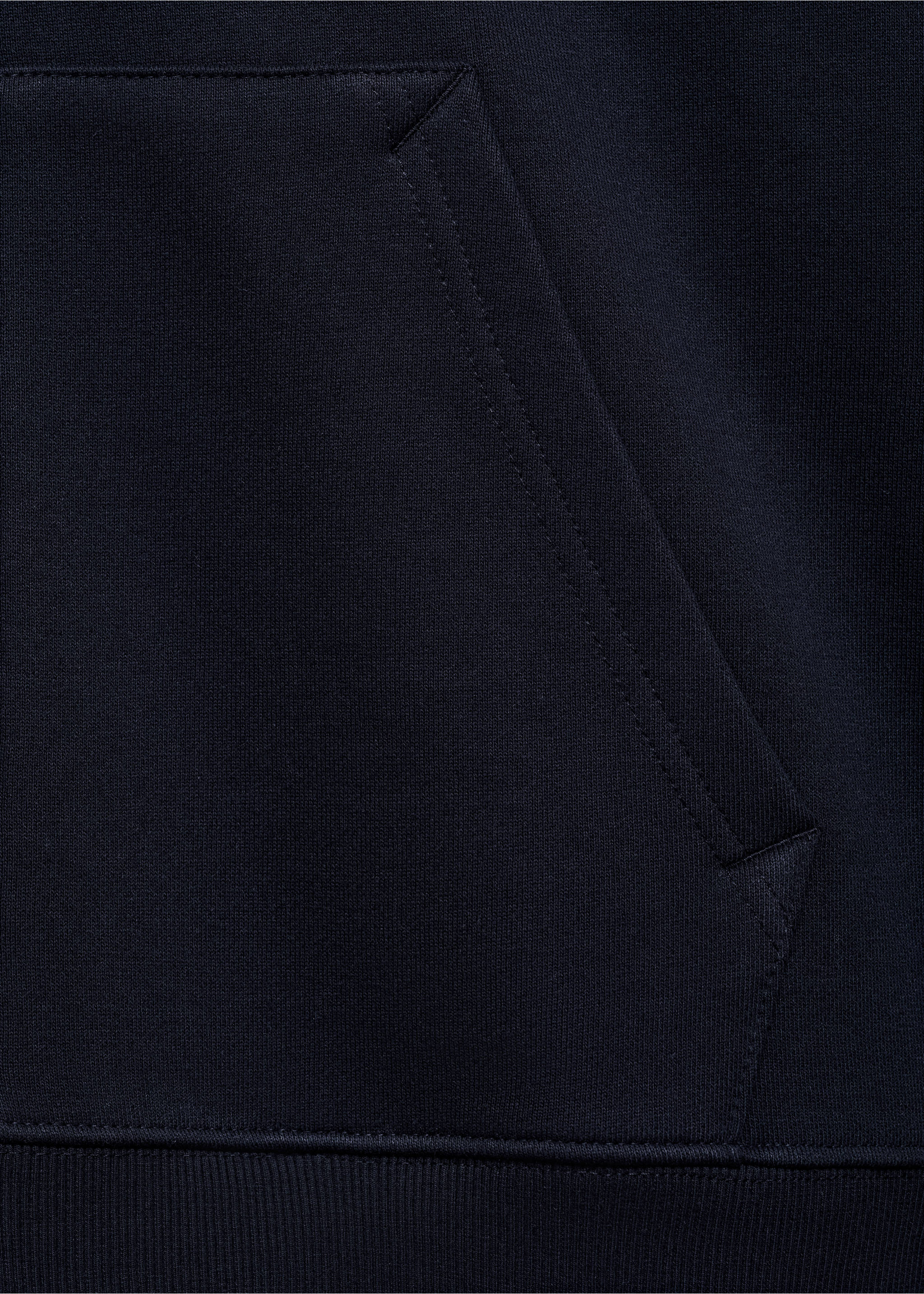 Regular Fit-Kapuzensweatshirt - Detail des Artikels 0, Dunkles Marineblau. Ref: 87040602-00.