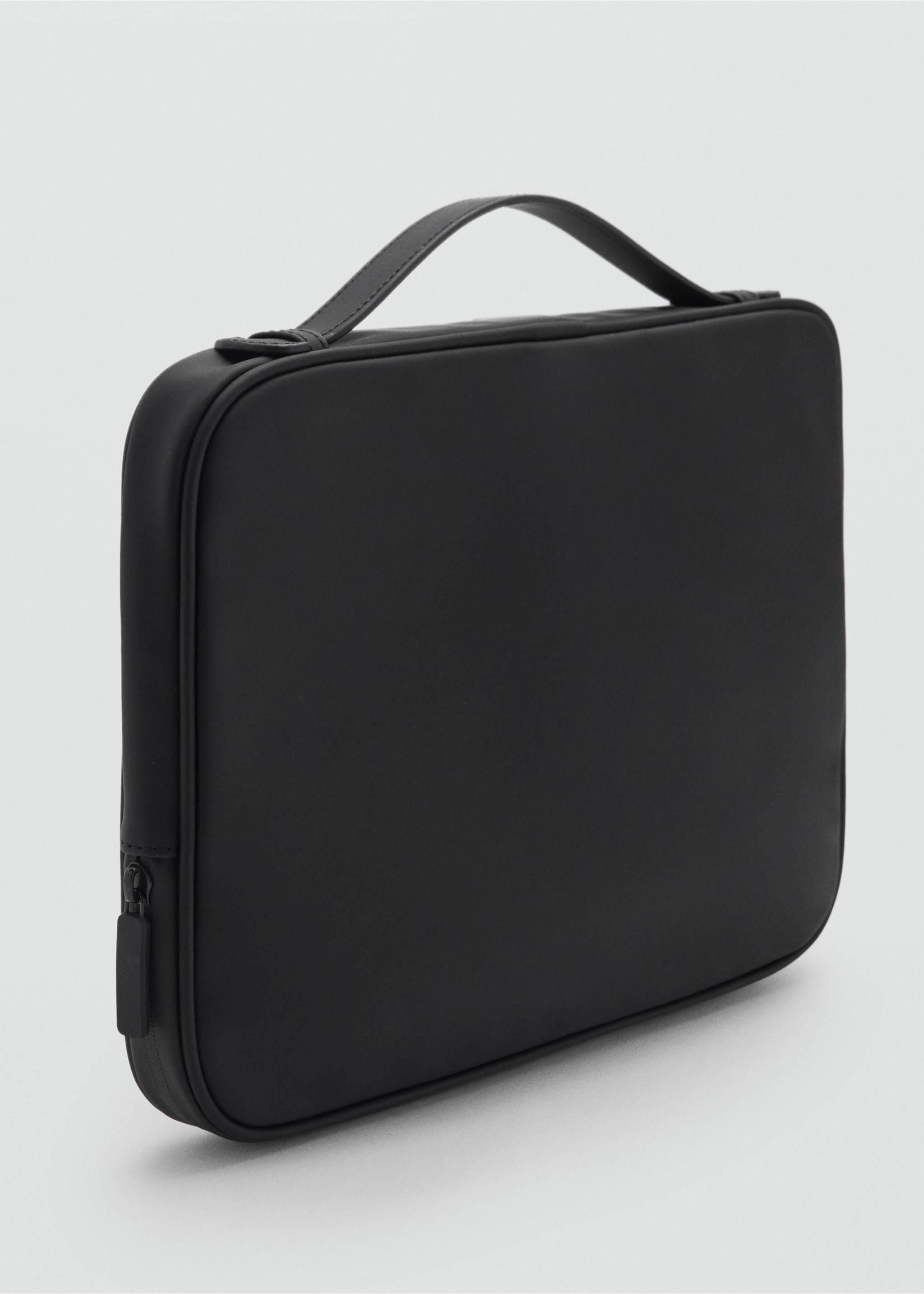 Rubberized laptop case - Medium plane, Black. Ref: 87040606-00.