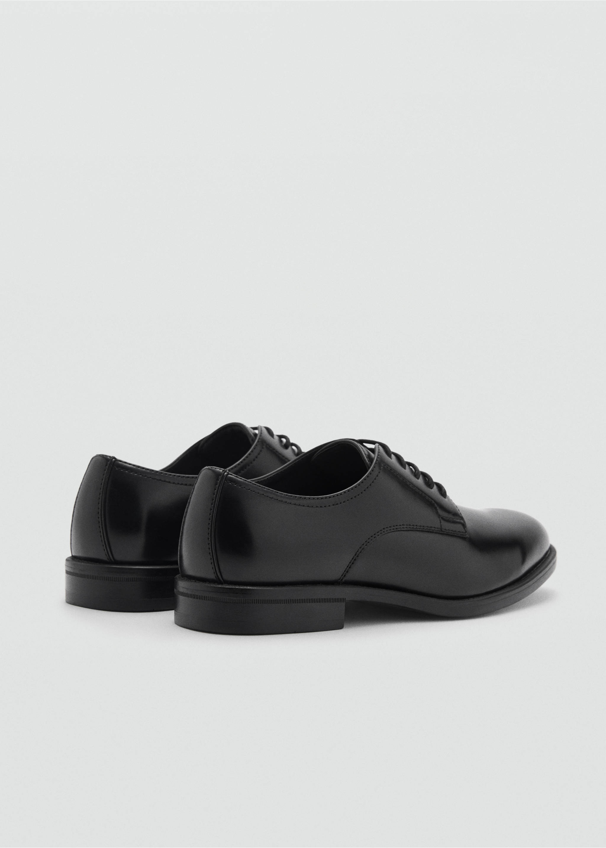 Blucher suit shoes - Details of the article 1, Black. Ref: 87040612-00.