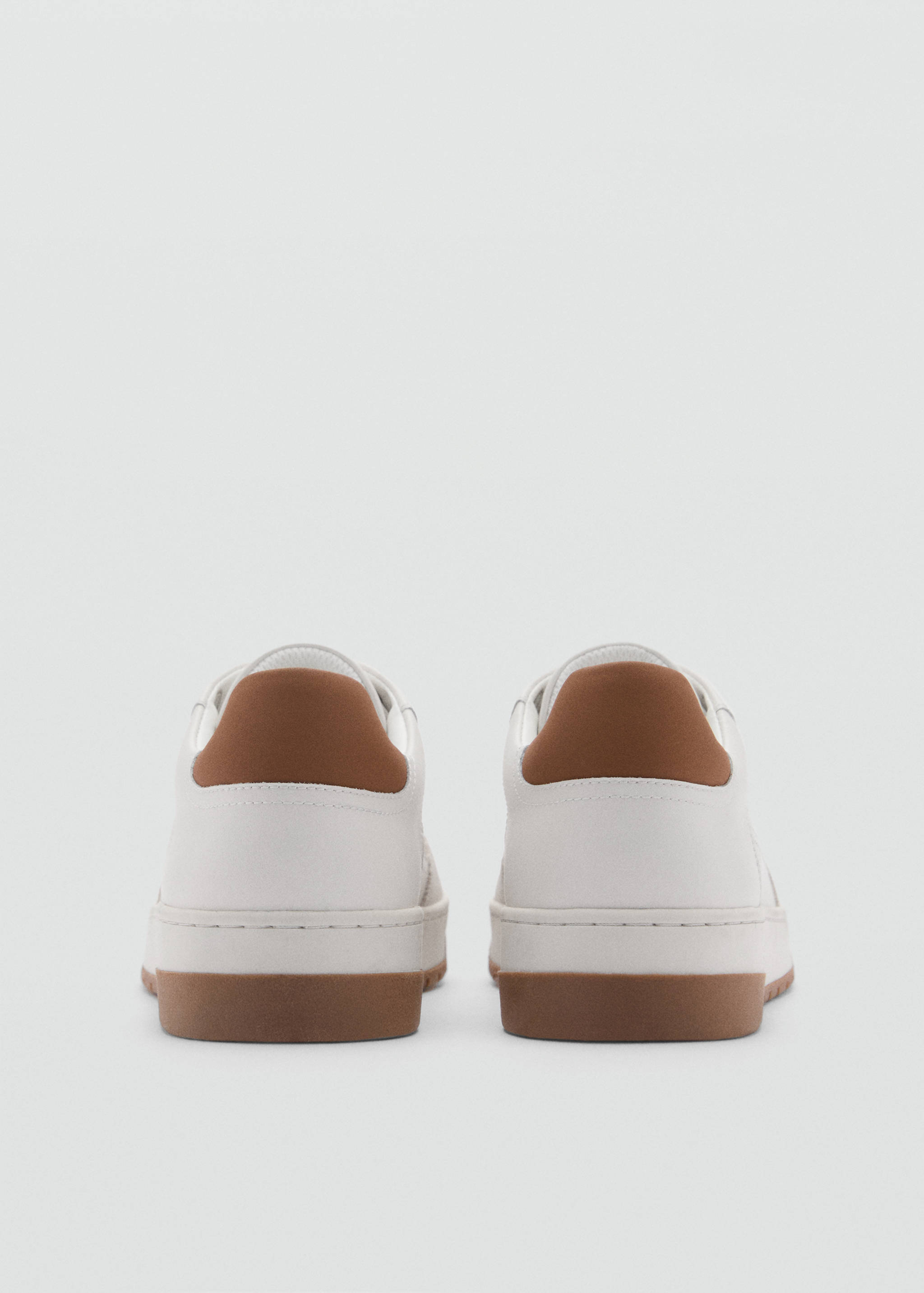 Combined leather trainers - Details of the article 1