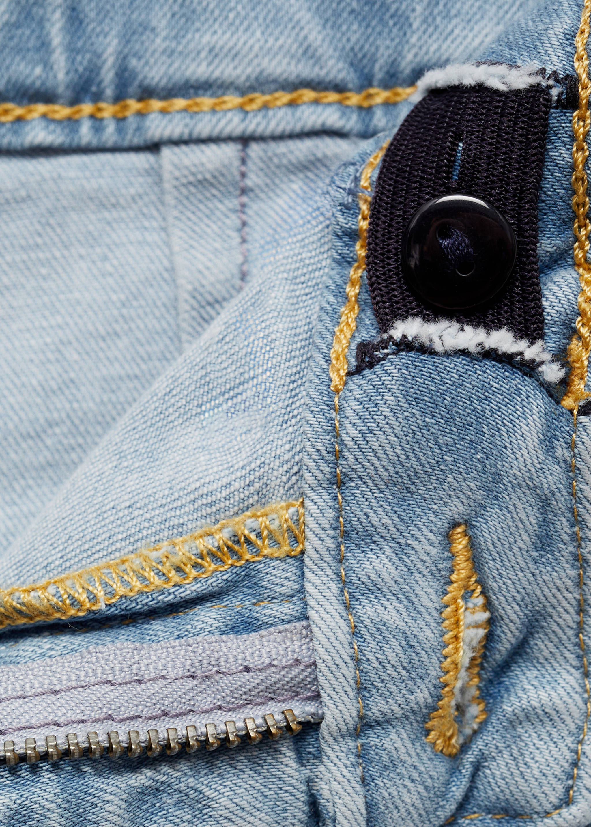 Frayed hem culotte jeans - Details of the article 8