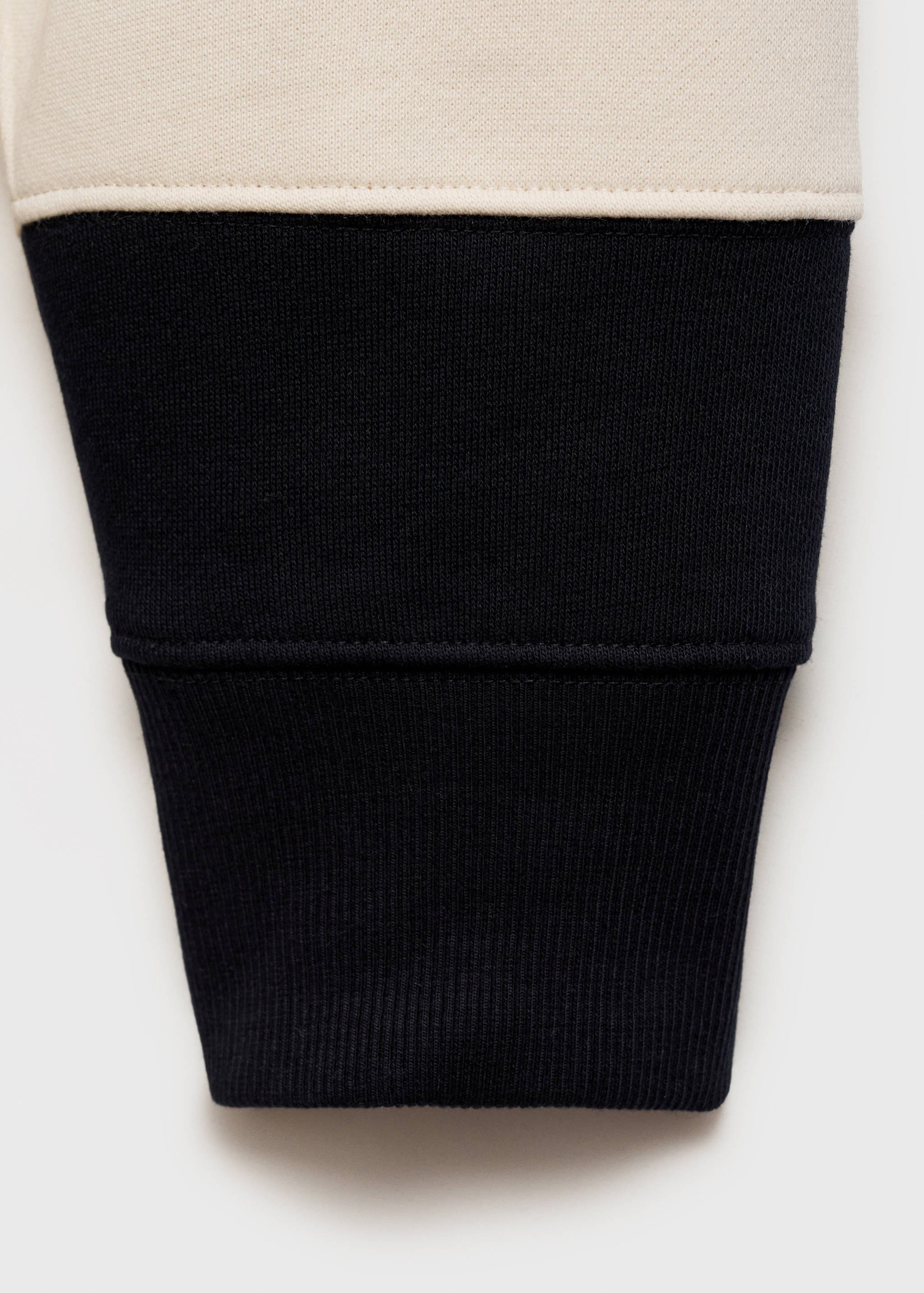 Sweatshirt i bomull tenniskrage ränder - Detaljer om artikeln 0