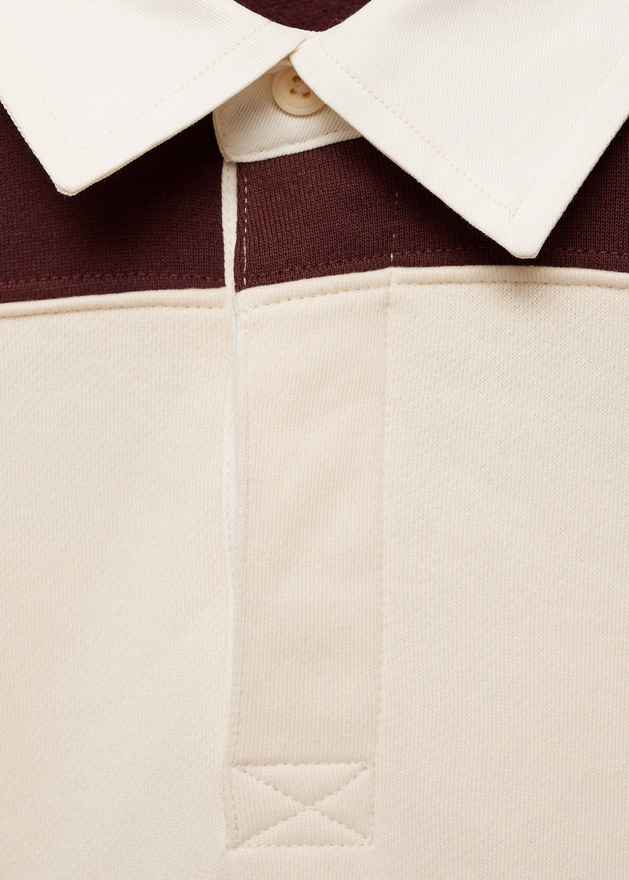 Sweatshirt i bomull tenniskrage ränder - Detaljer om artikeln 8