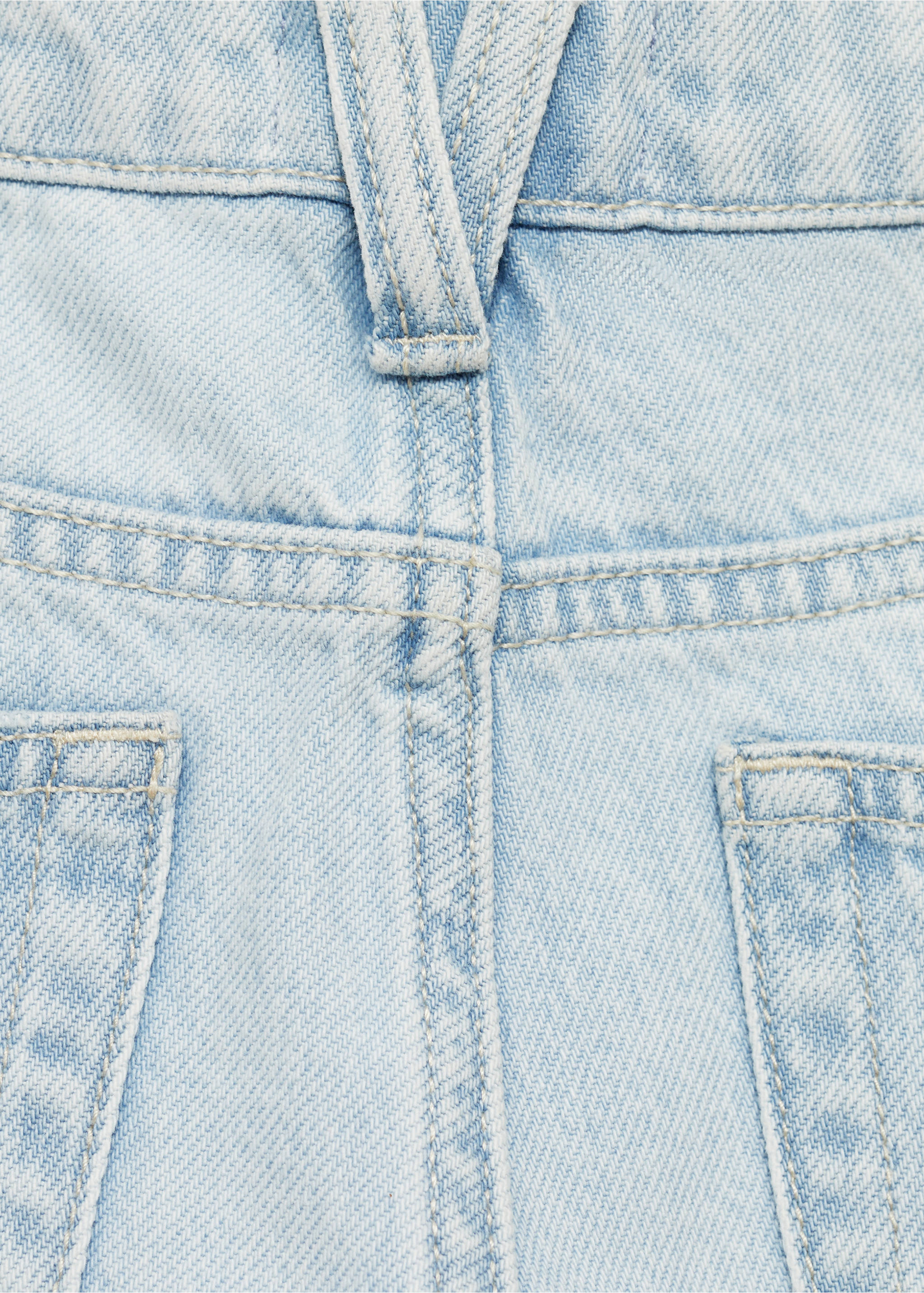 Mom fit decorative rips jeans - Details of the article 0, Light Blue. Ref: 87040617-00.