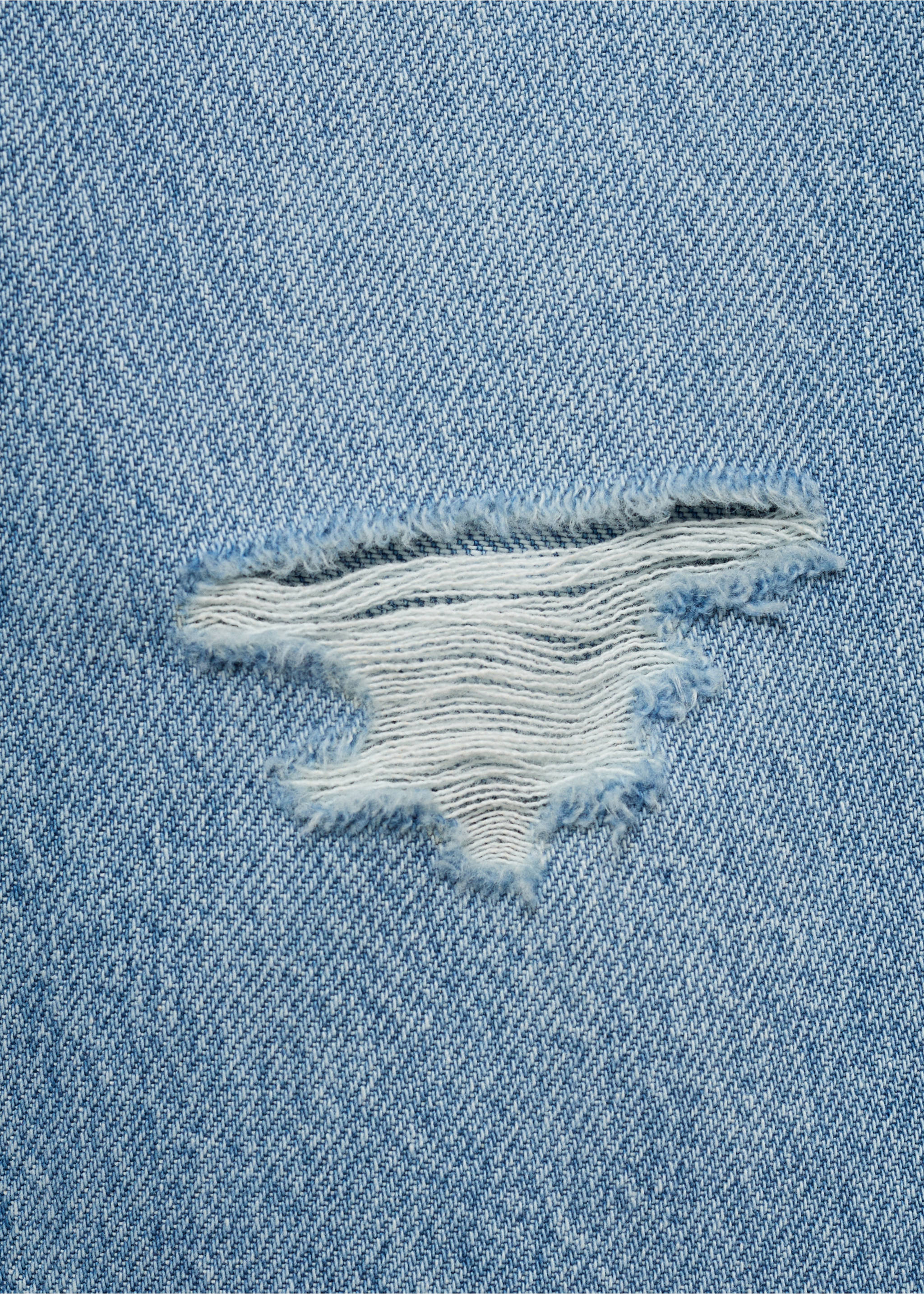 Jeans mom fit rotos decorativos - Detalle del artículo 8, Azul medio. Ref: 87040617-00.
