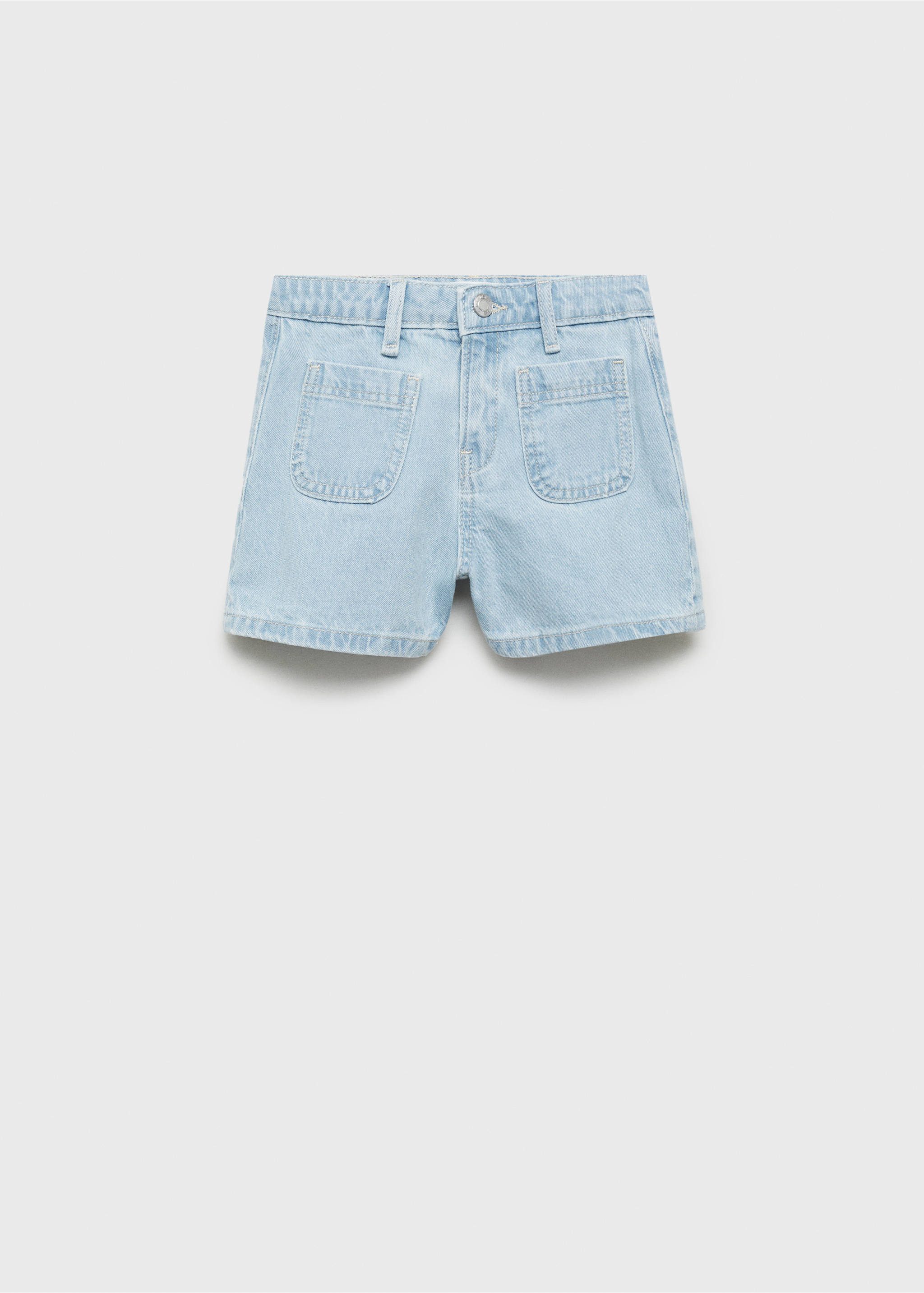 Denim shorts met zakken - Artikel zonder model, Lichtblauw. Ref: 87040620-00.