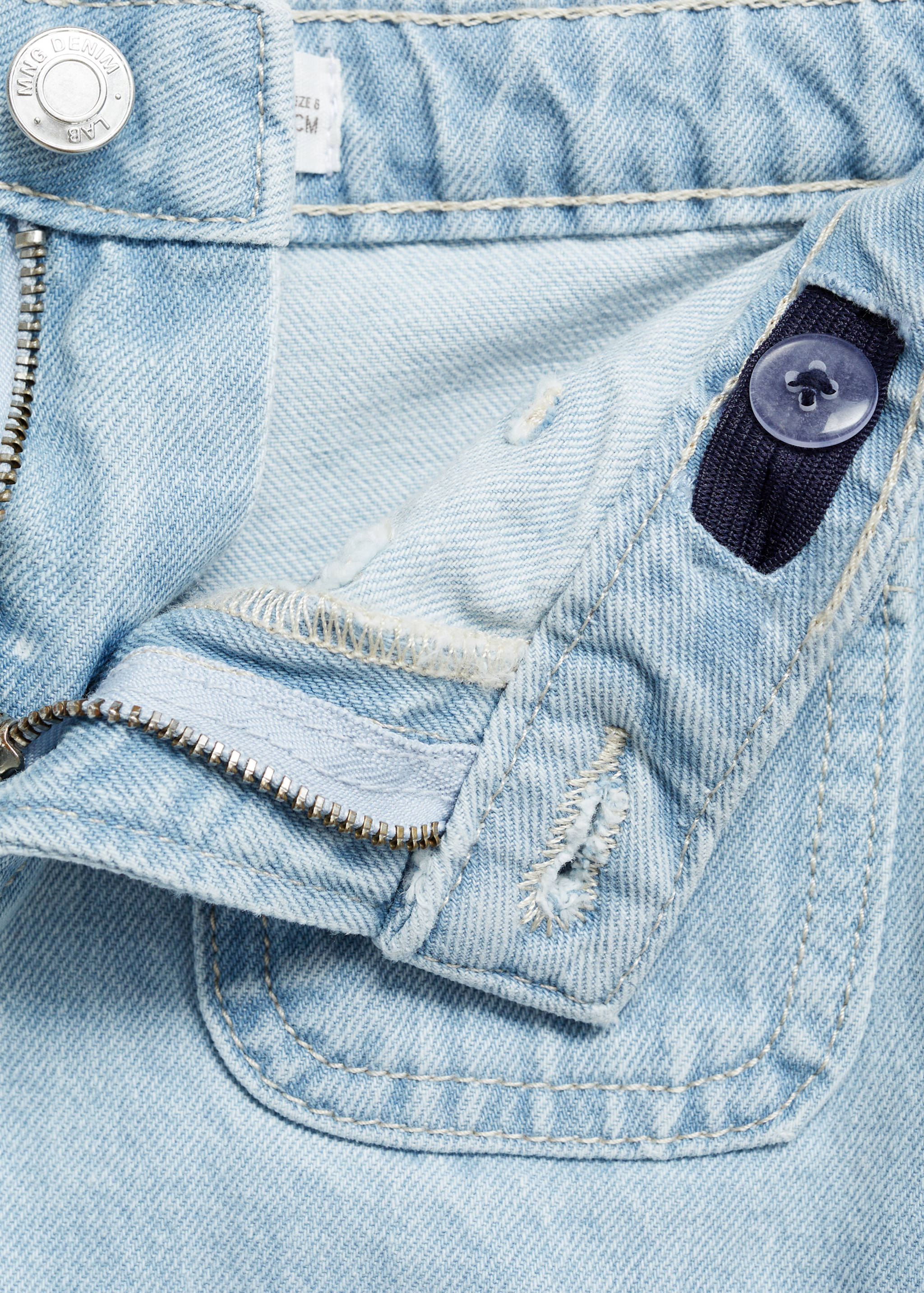 Denim shorts met zakken - Detail van het artikel 0