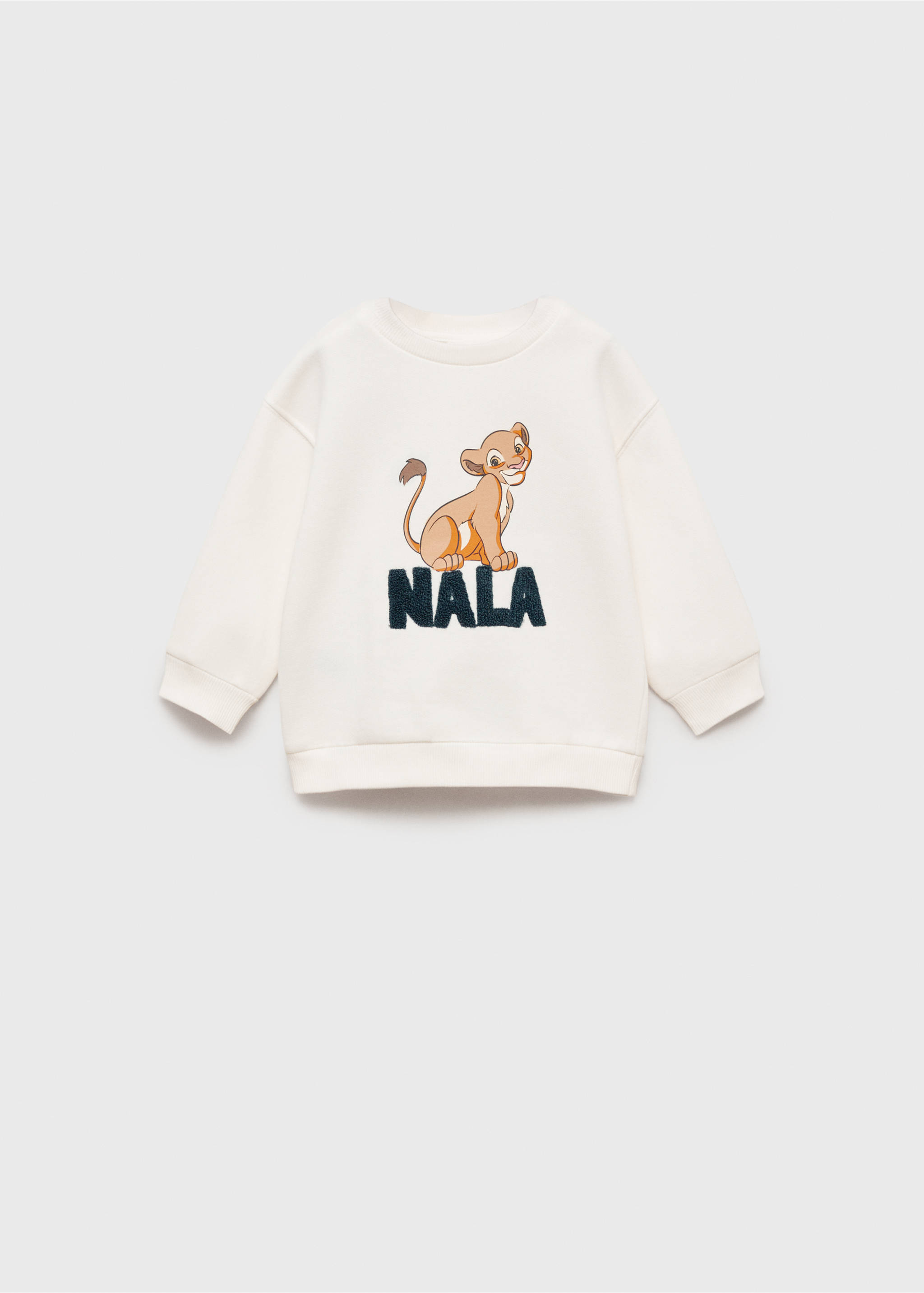 Sweat-shirt le Roi Lion - Article sans modèle, Blanc cassé. Ref: 87040621-00.