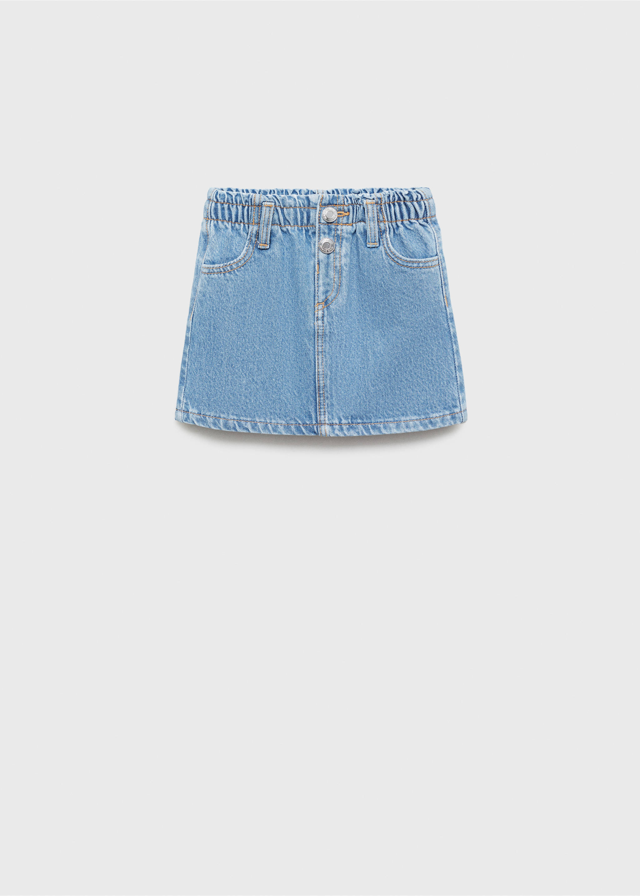 Denim rok - Artikel zonder model, Middenblauw. Ref: 87040626-00.