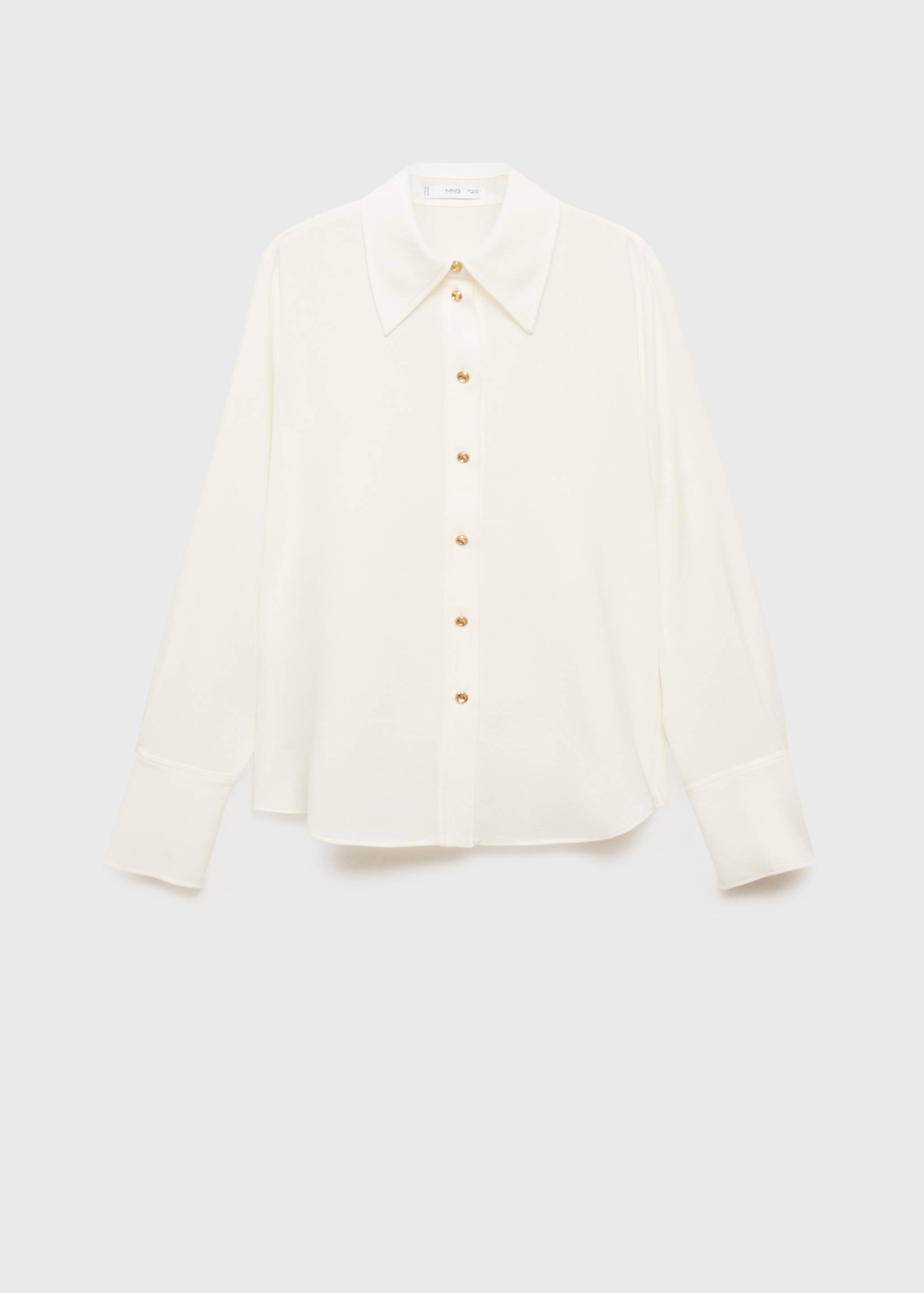 Buttoned flowy shirt - Article without model