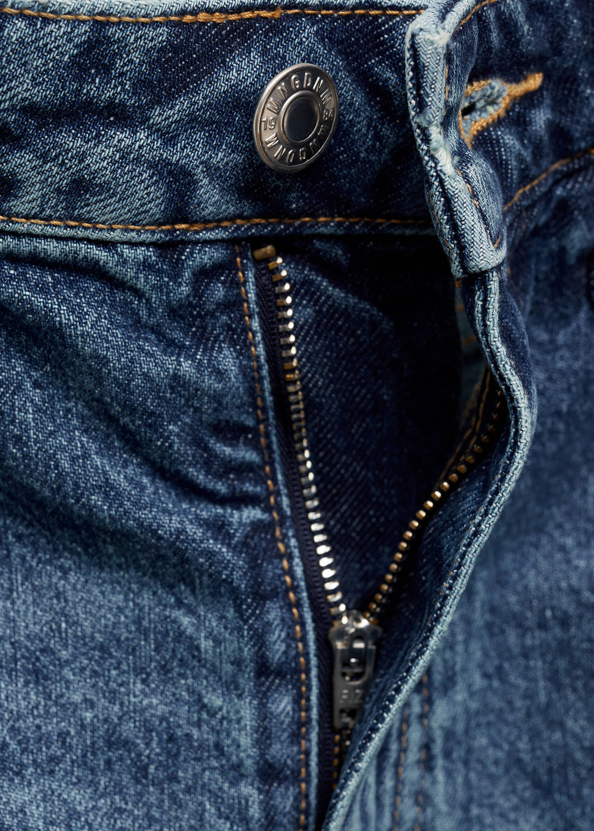 Fustă midi din denim - Detaliu al articolului 0