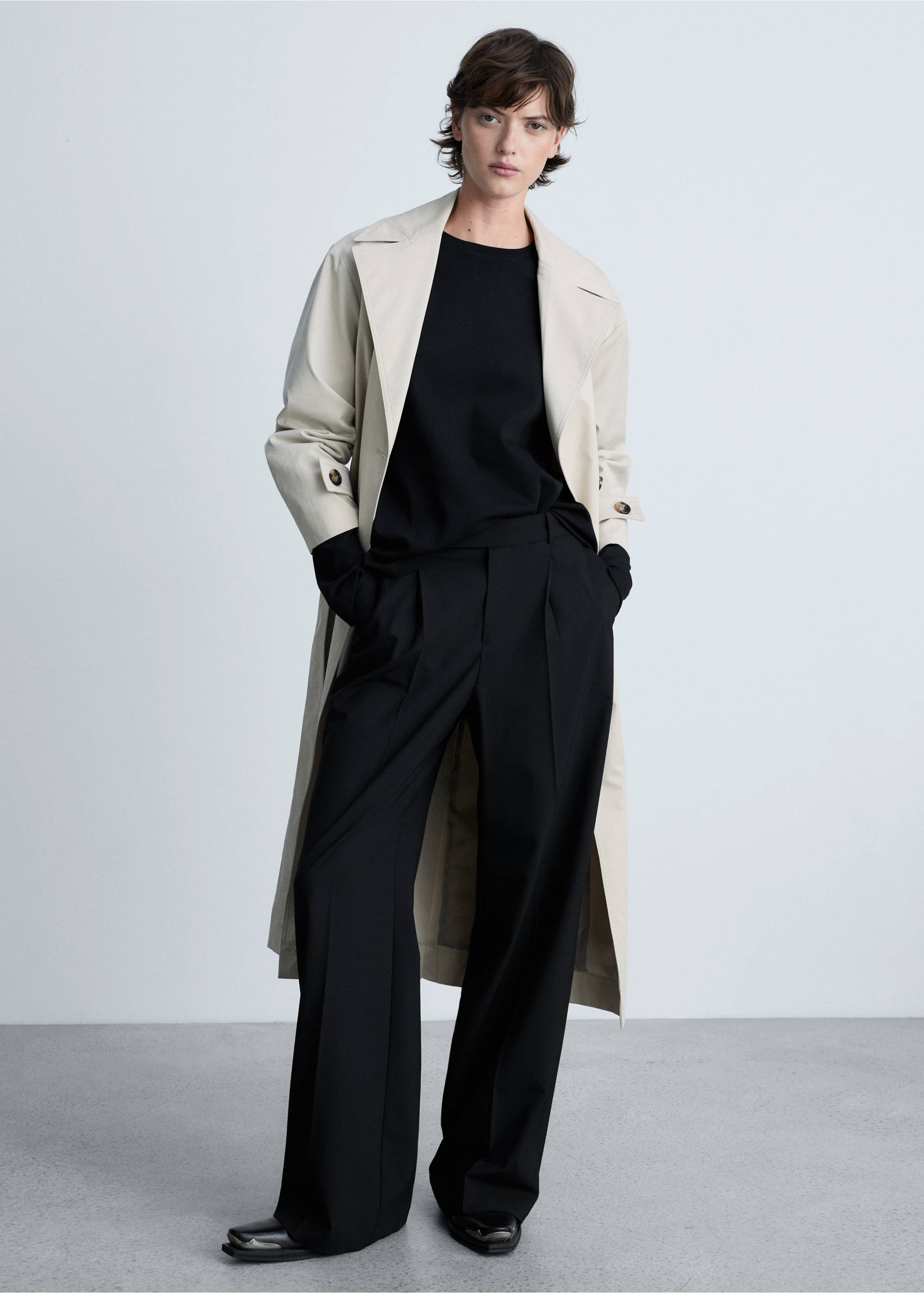 Cotton maternity t-shirt - General plane, Black. Ref: 87040638-00.