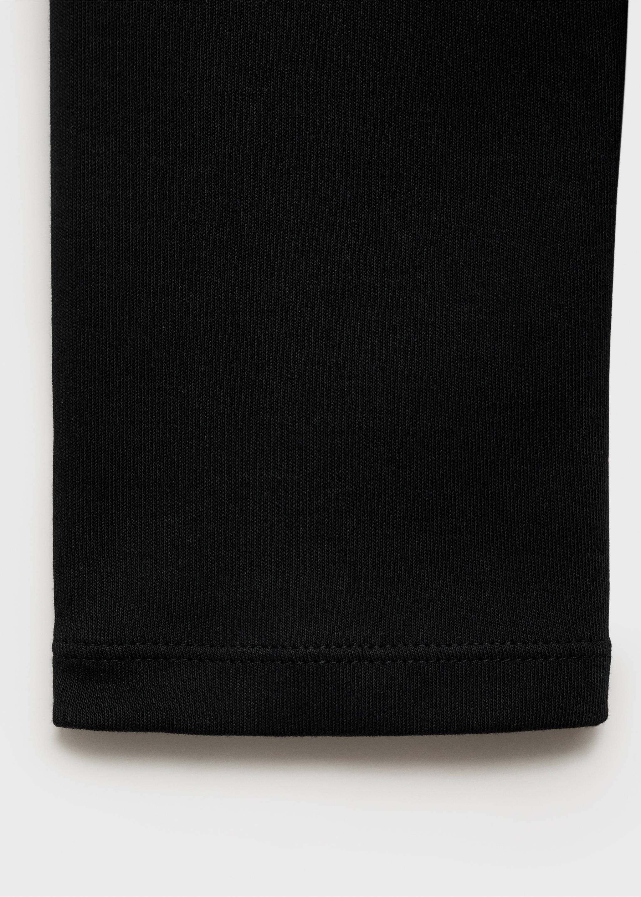 Cotton maternity t-shirt - Details of the article 0, Black. Ref: 87040638-00.