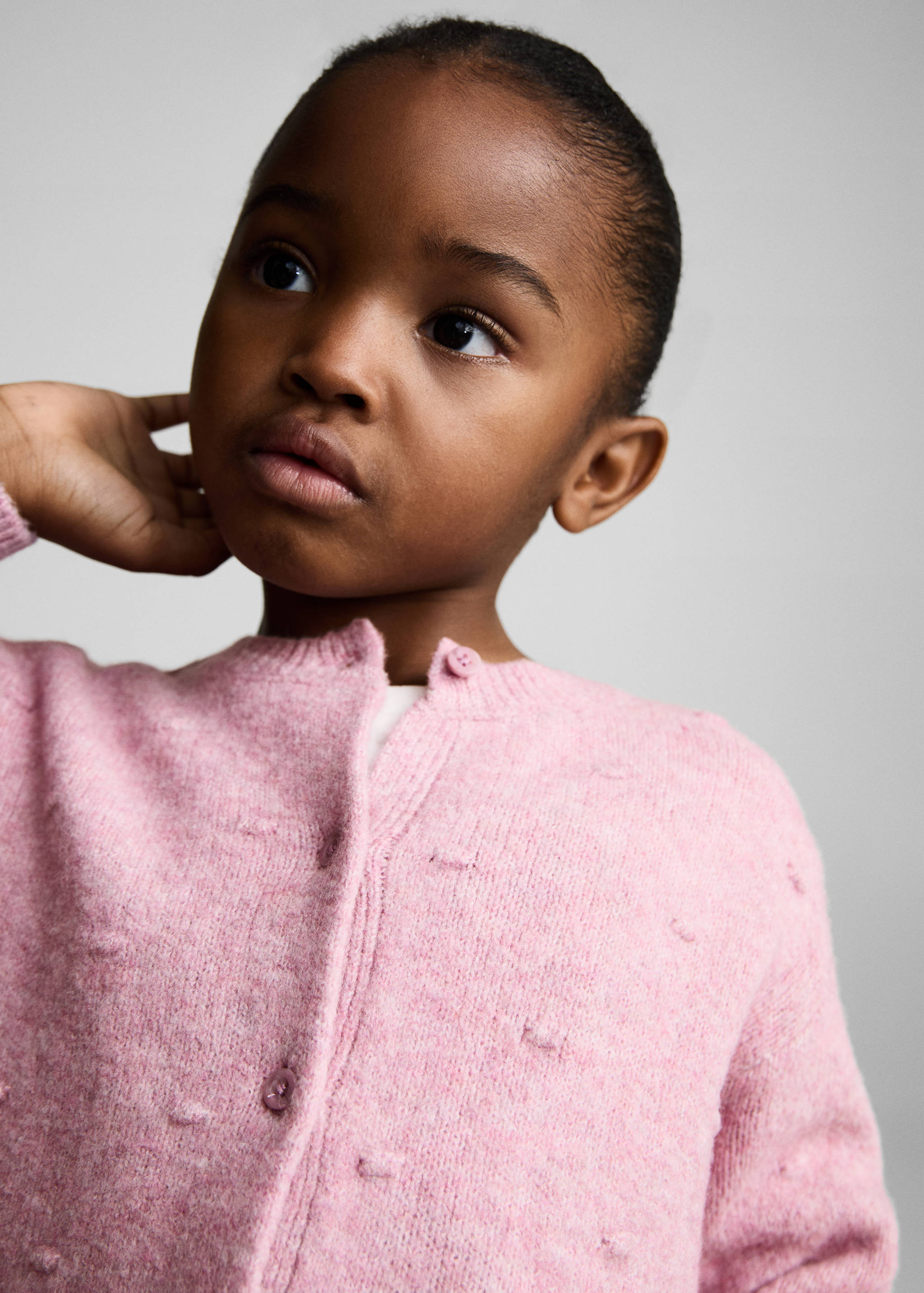 Knitted button cardigan - Details of the article 1