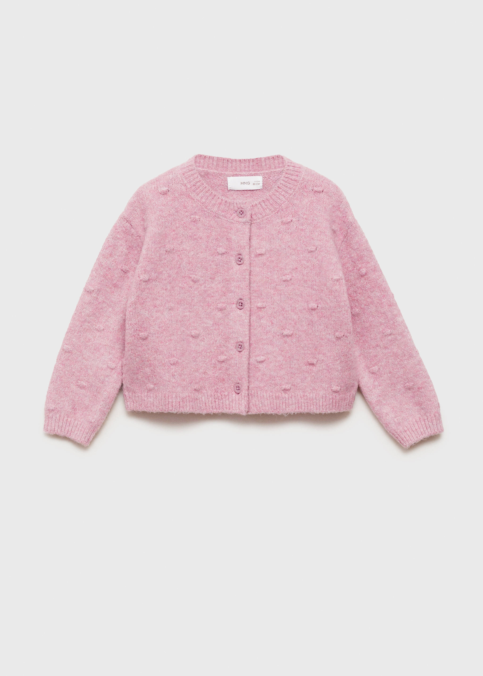 Knitted button cardigan - Article without model