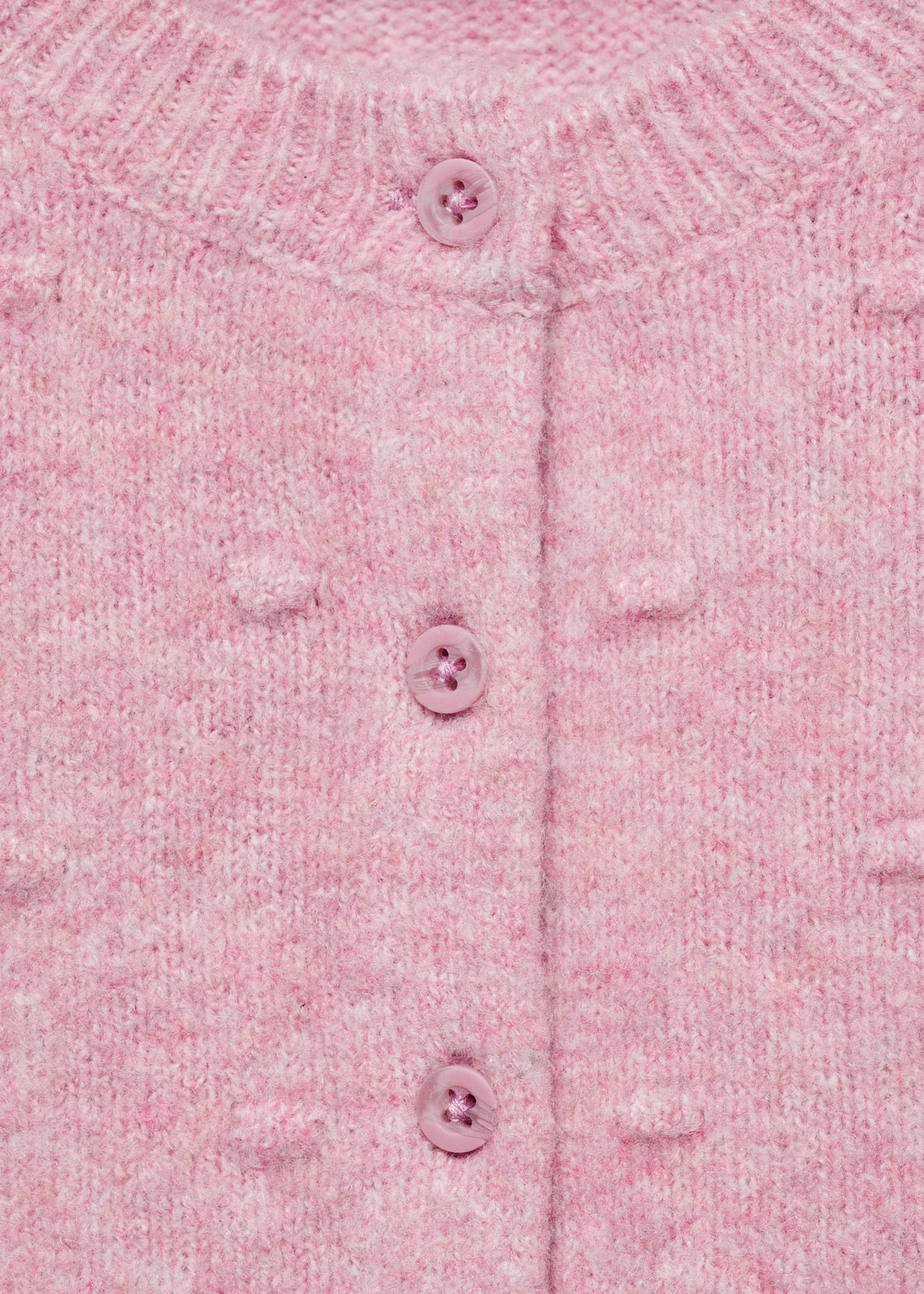 Knitted button cardigan - Details of the article 8