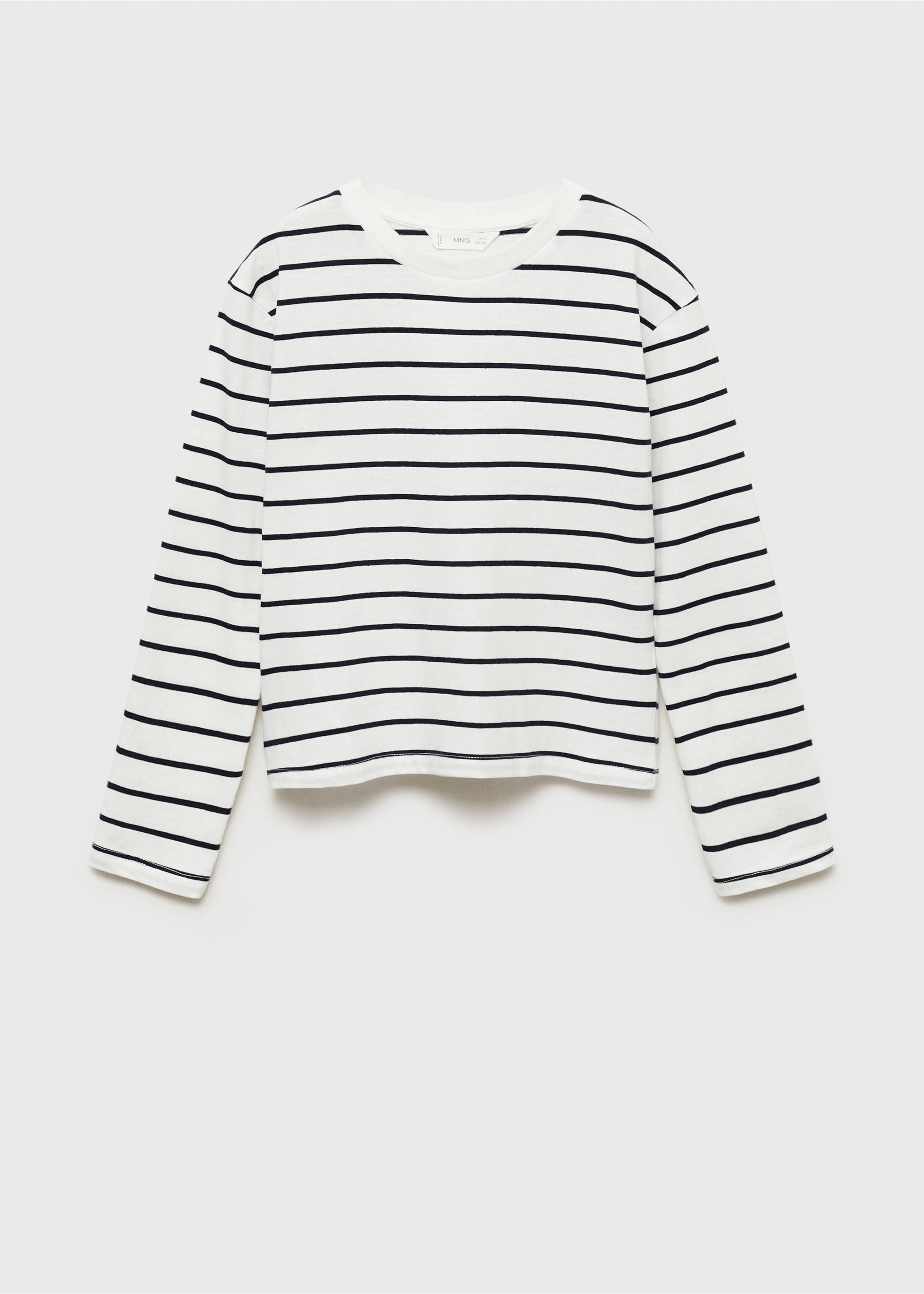 Striped cotton T-shirt - Article without model, Off White. Ref: 87040641-00.