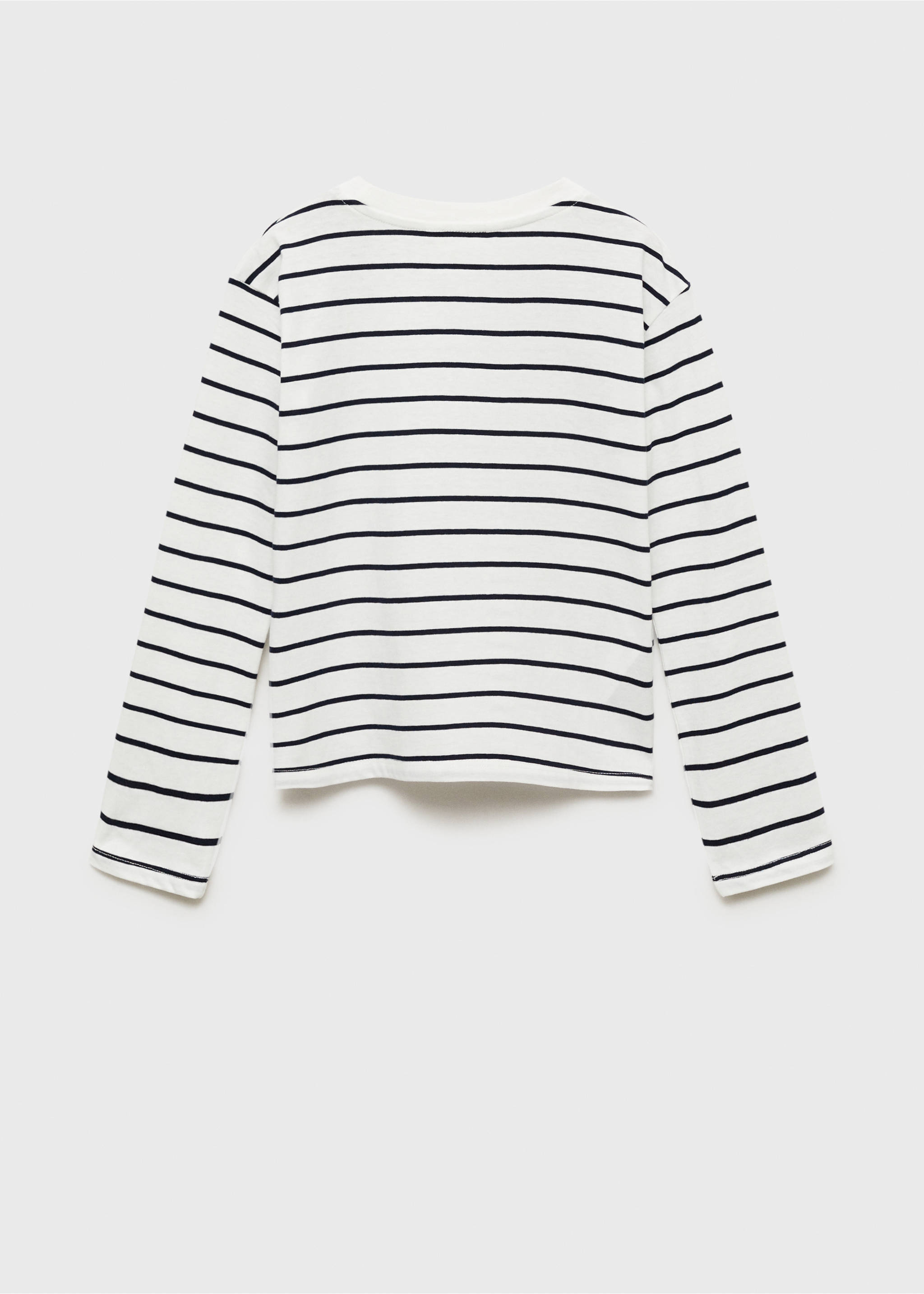 Striped cotton T-shirt - Reverse of the article, Off White. Ref: 87040641-00.