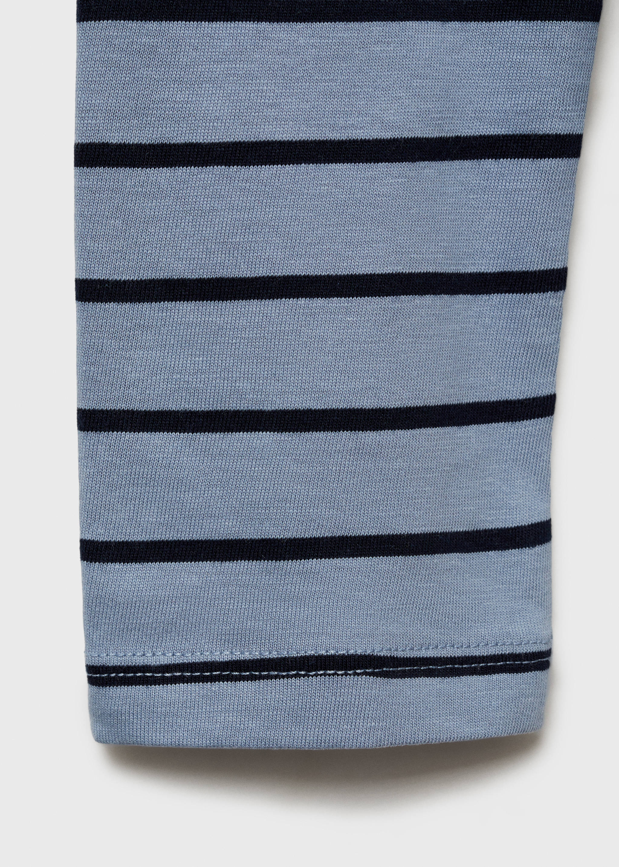 Striped cotton T-shirt - Details of the article 0