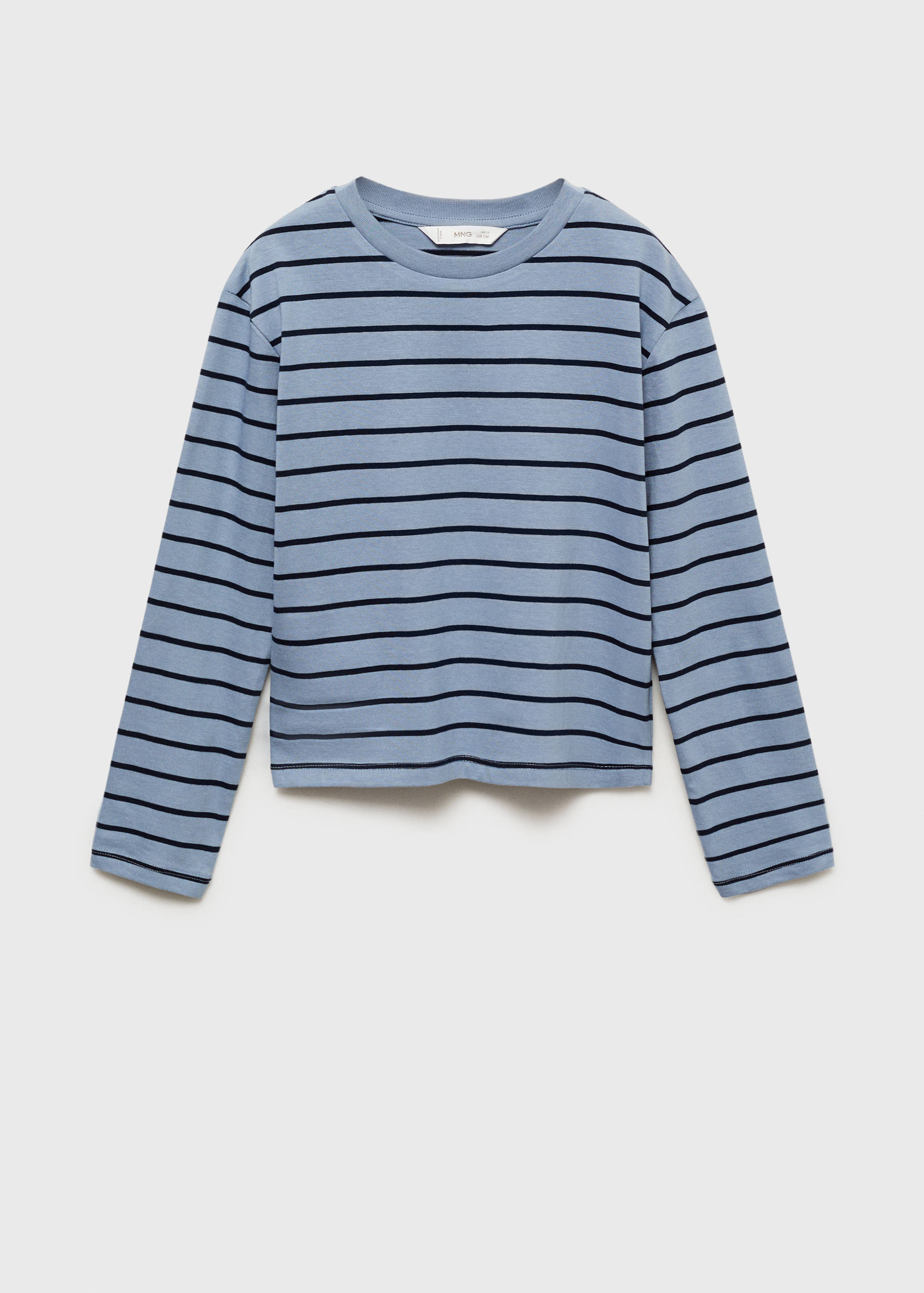 Gestreiftes Baumwoll-Shirt - Artikel ohne Model