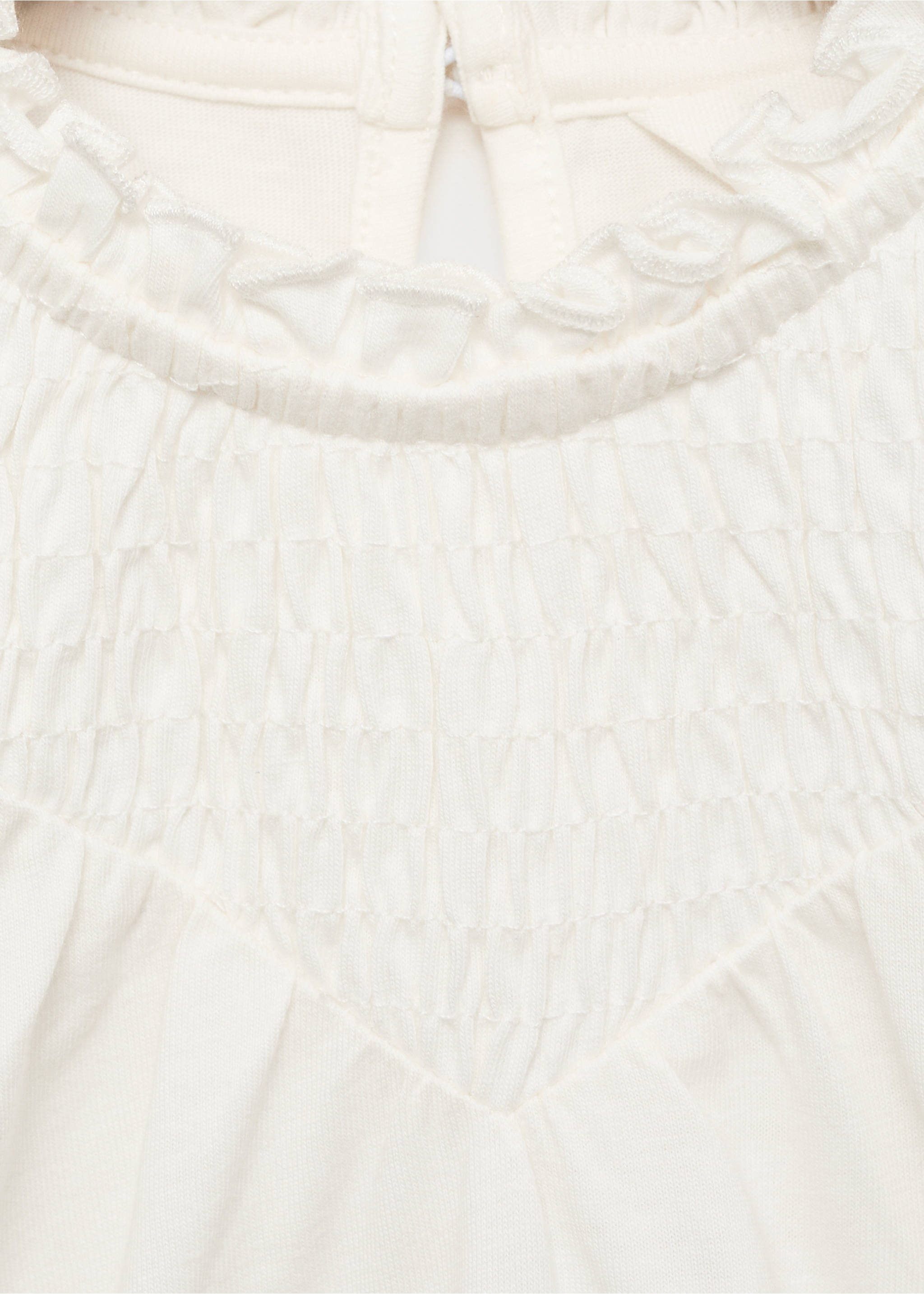 Samarreta isa - Detall de l'article 8, Blanc trencat. Ref: 87040643-00.