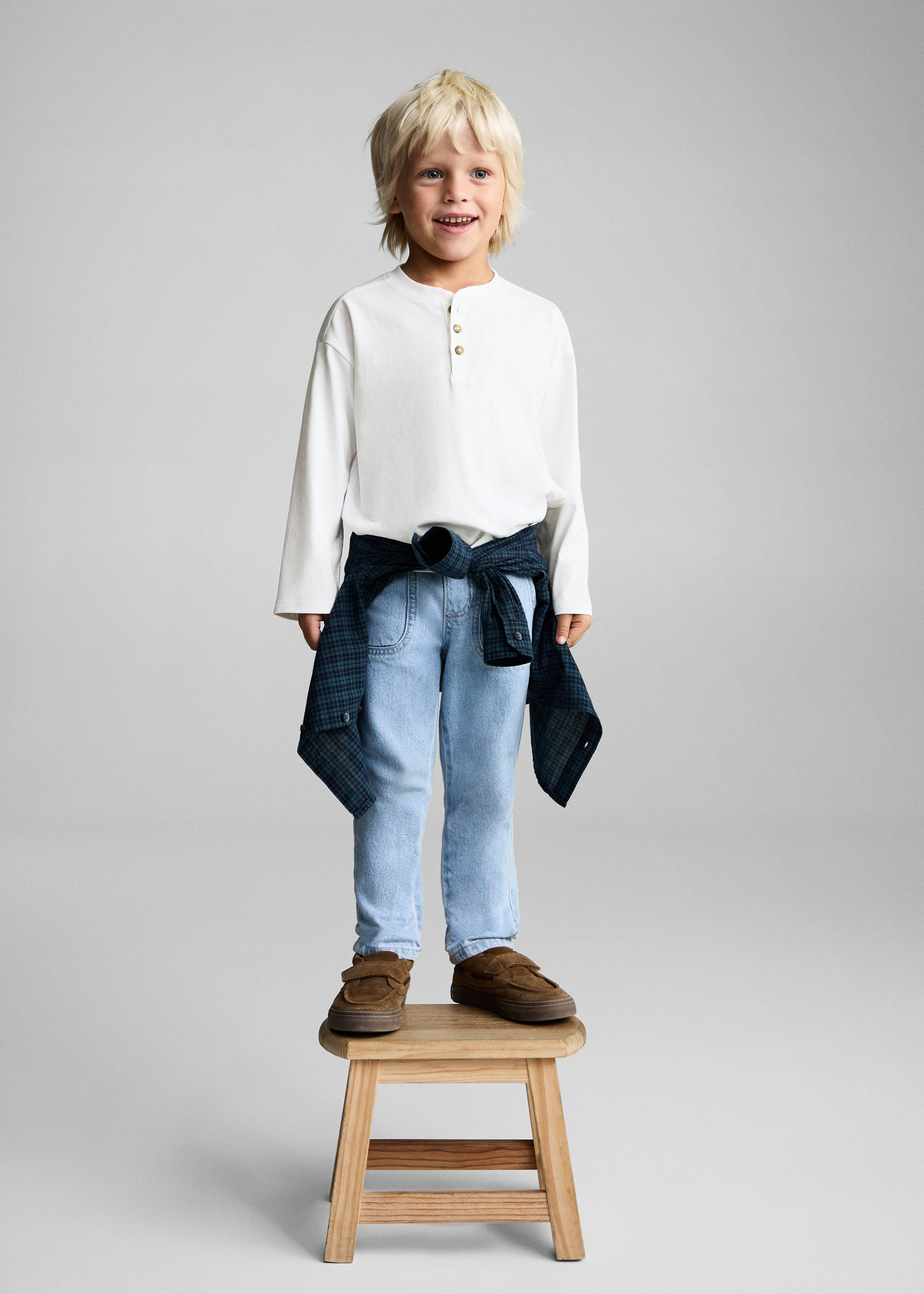 Long sleeve cotton t-shirt - General plane