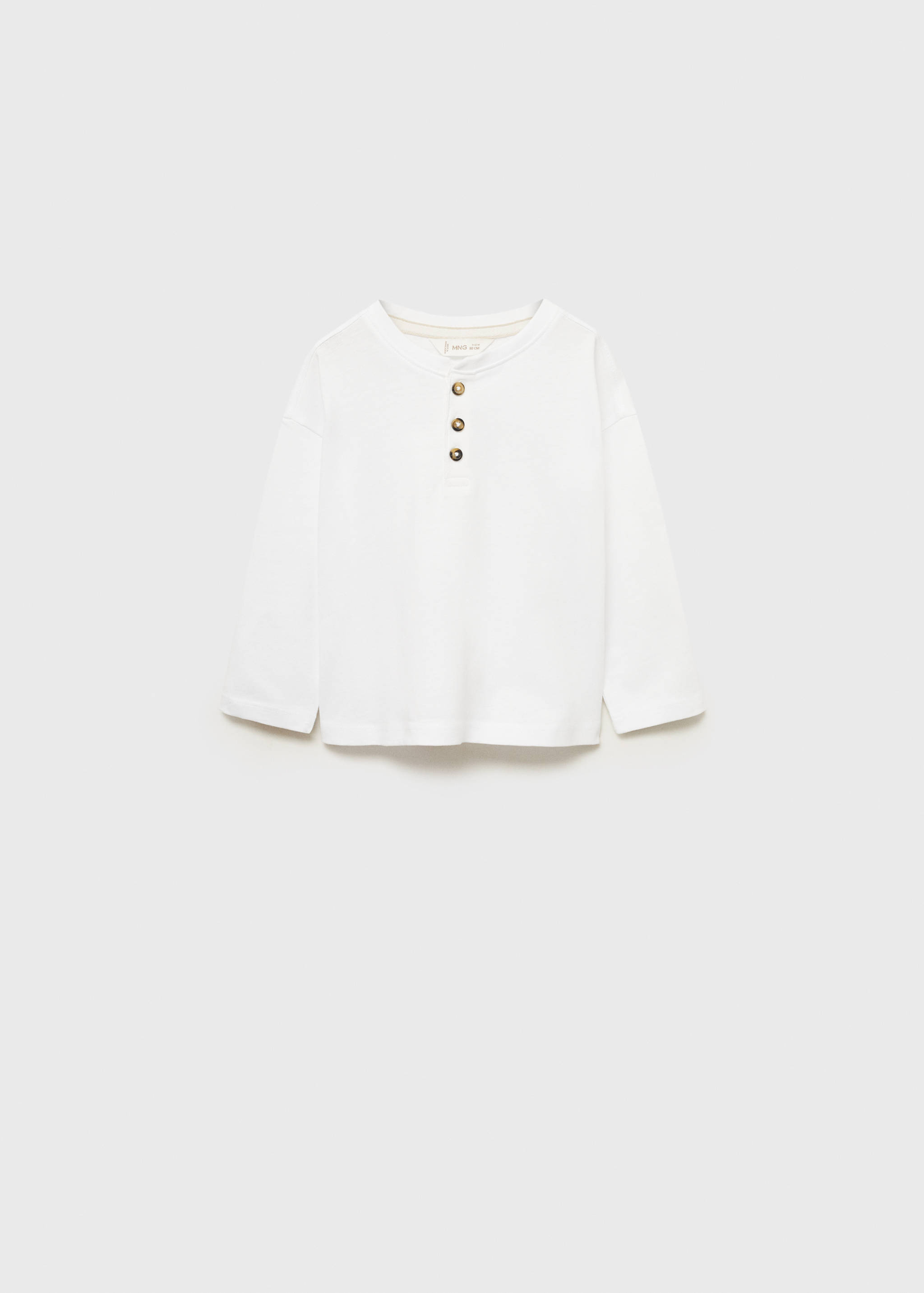 Long sleeve cotton t-shirt - Article without model