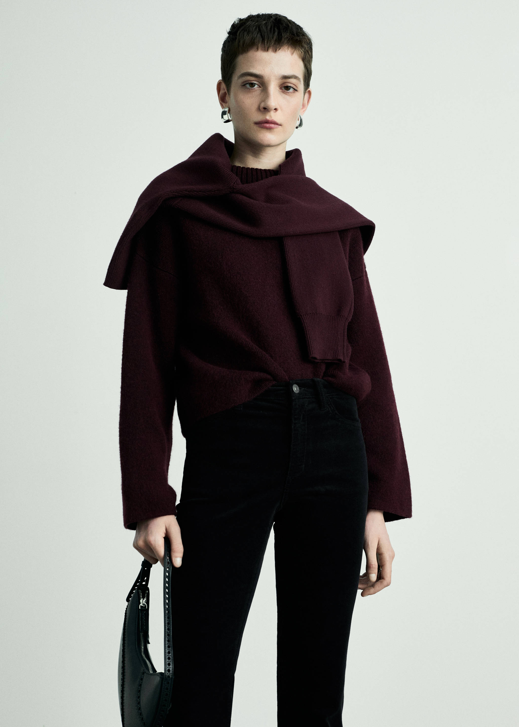 Flared-Crop-Cordjeans Sienna - Detail des Artikels 1