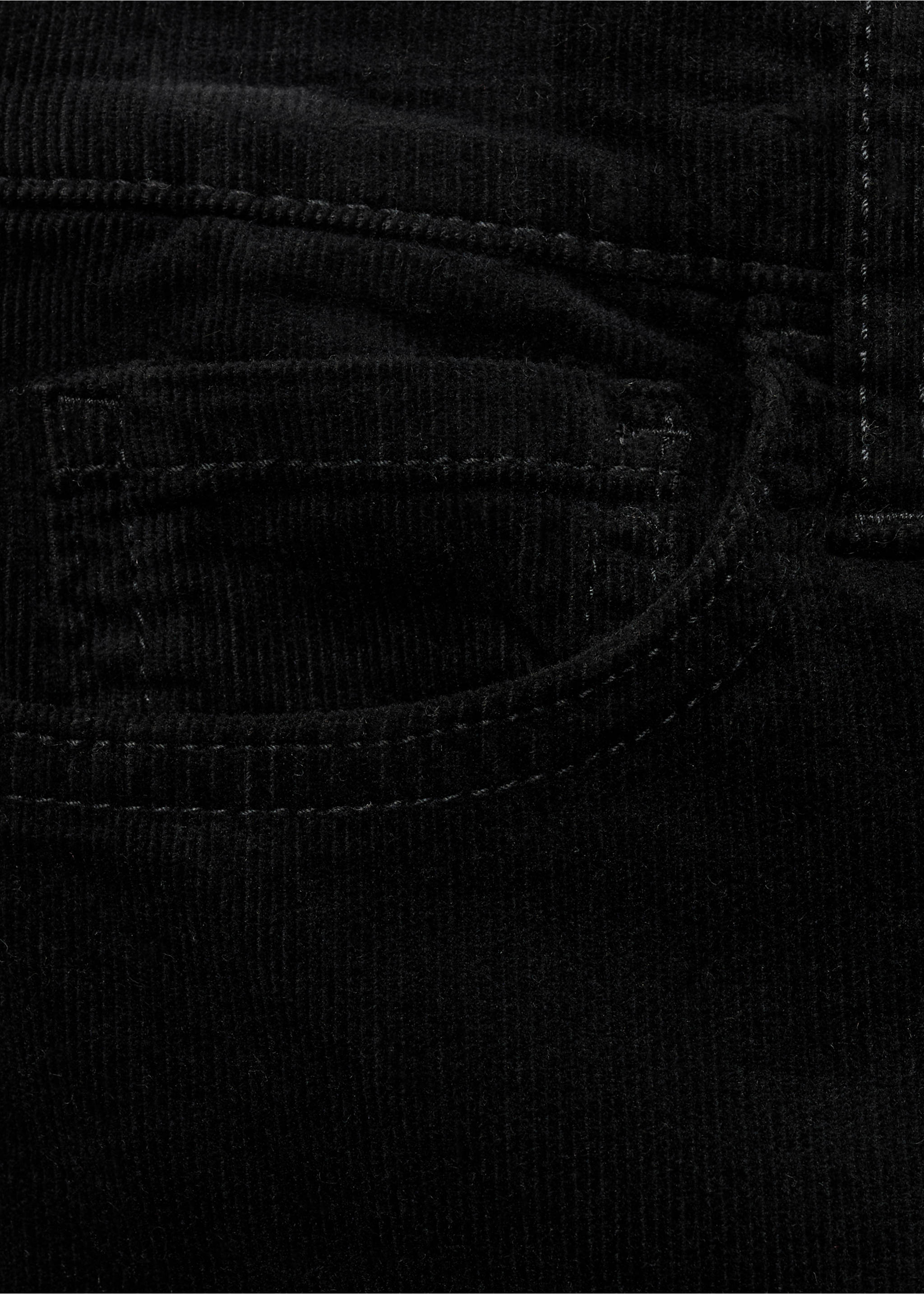 Utsvängda jeans Sienna crop manchester - Detaljer om artikeln 8, Black denim. Ref: 87040656-00.