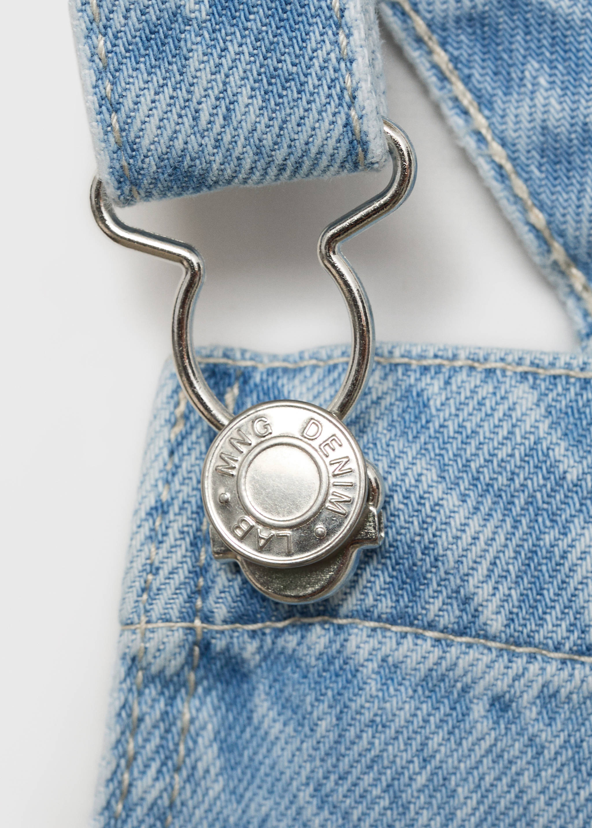 Vestido sem mangas de ganga curto - Pormenor do artigo 8