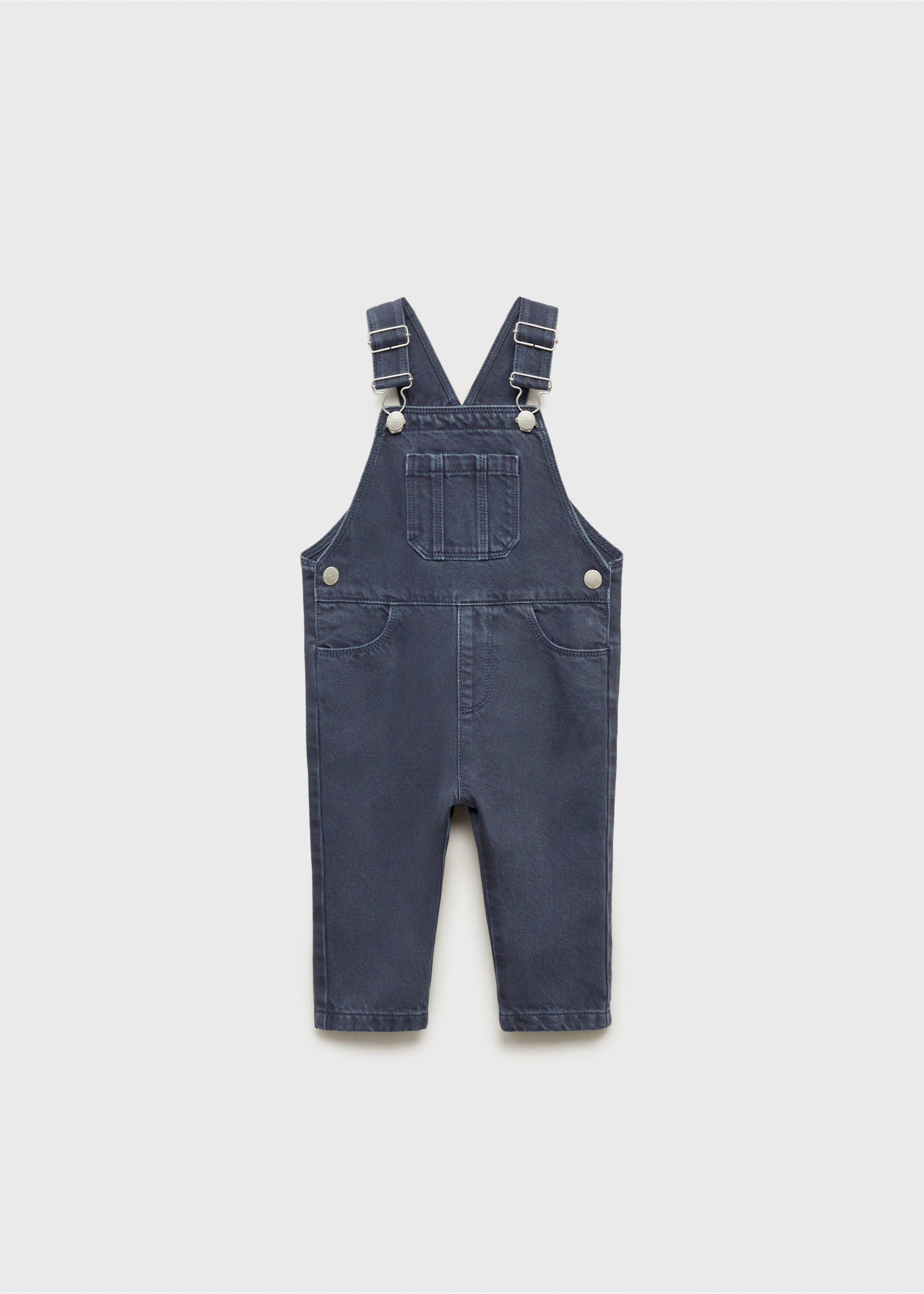 Long denim dungarees - Article without model, Dark Navy. Ref: 87041047-00.