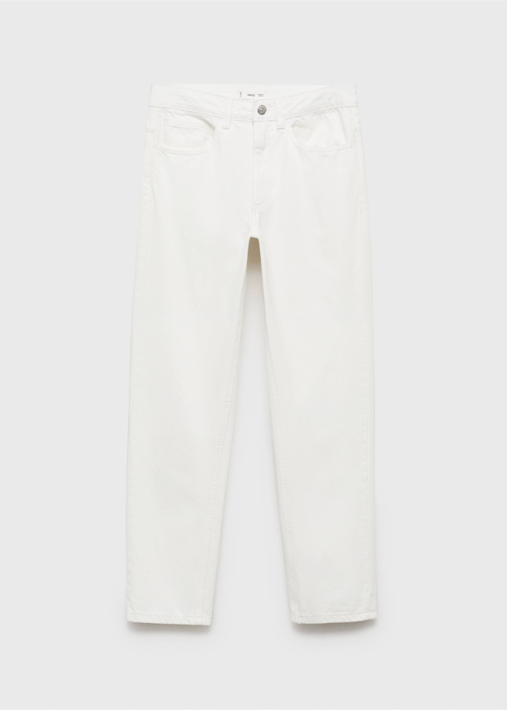 Τζιν regular fit - Προϊόν χωρίς μοντέλο, Λευκό. Ref: 87041050-00.