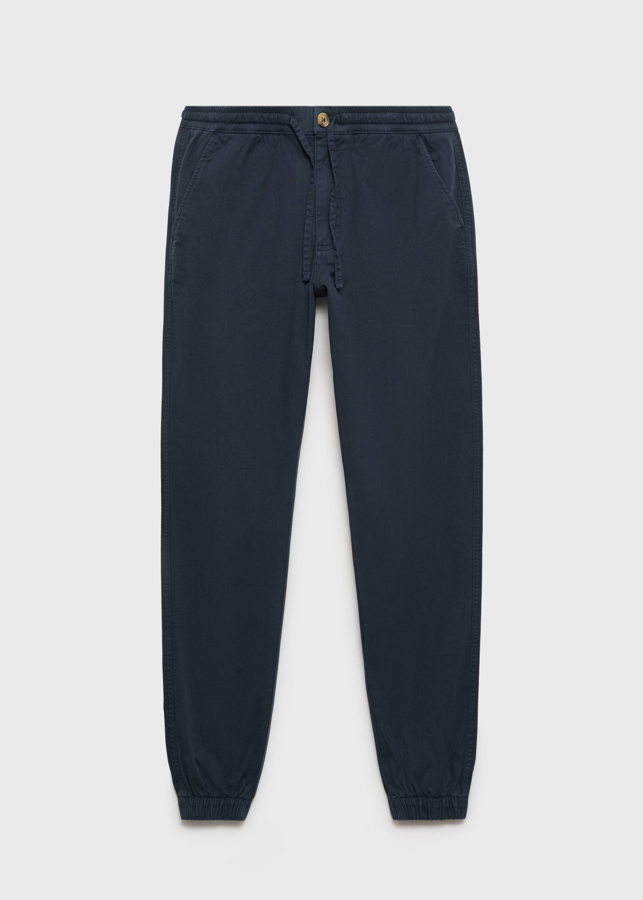 Cotton jogger-style trousers - Article without model